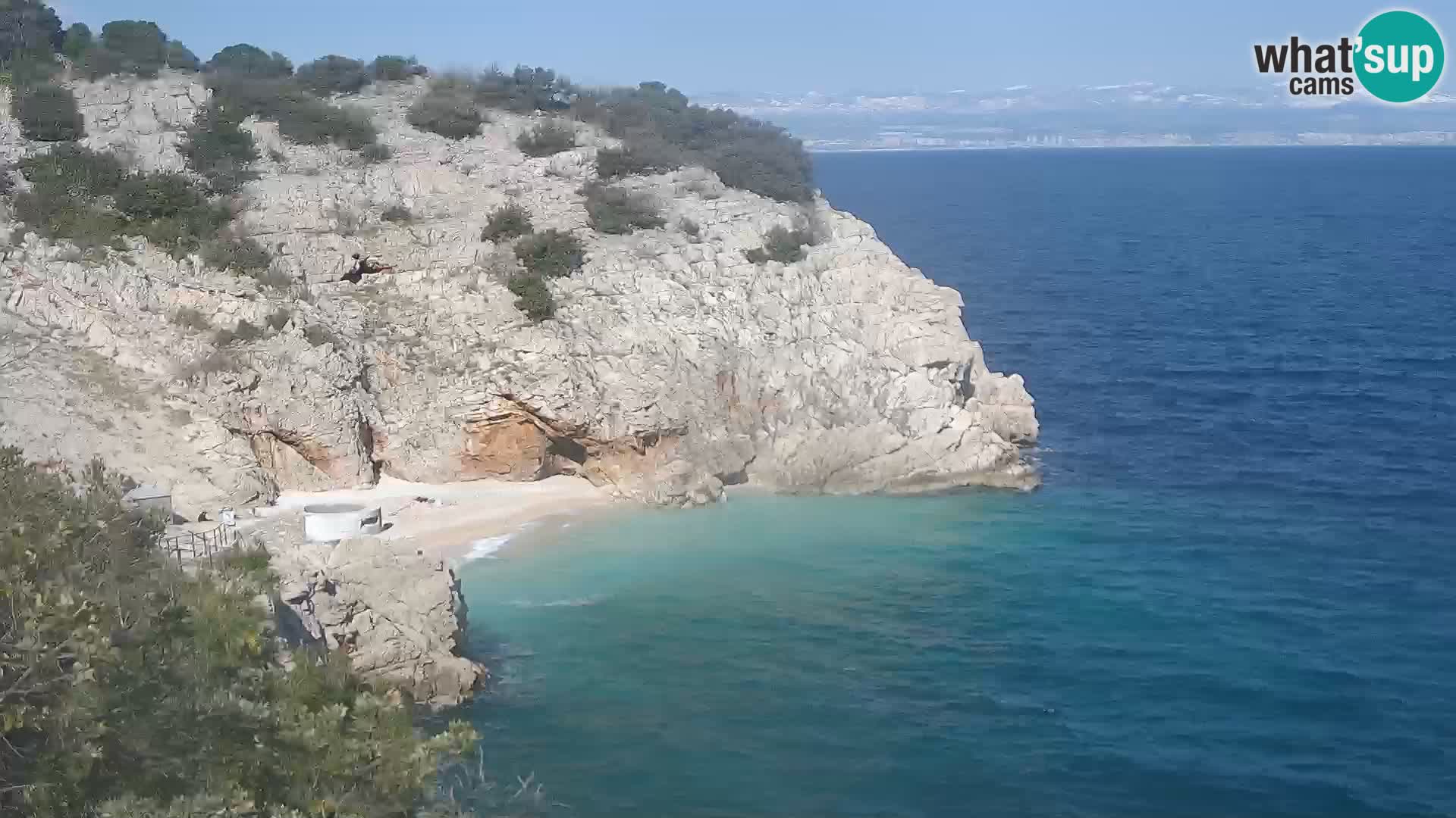 Webcam Brseč Strand – Mošćenička Draga – Kroatien
