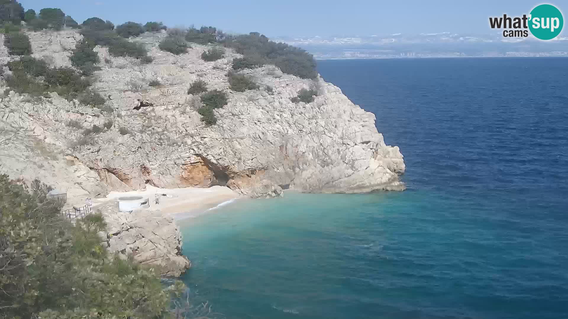 Web kamera plaže Brseč – Mošćenička Draga – Hrvatska