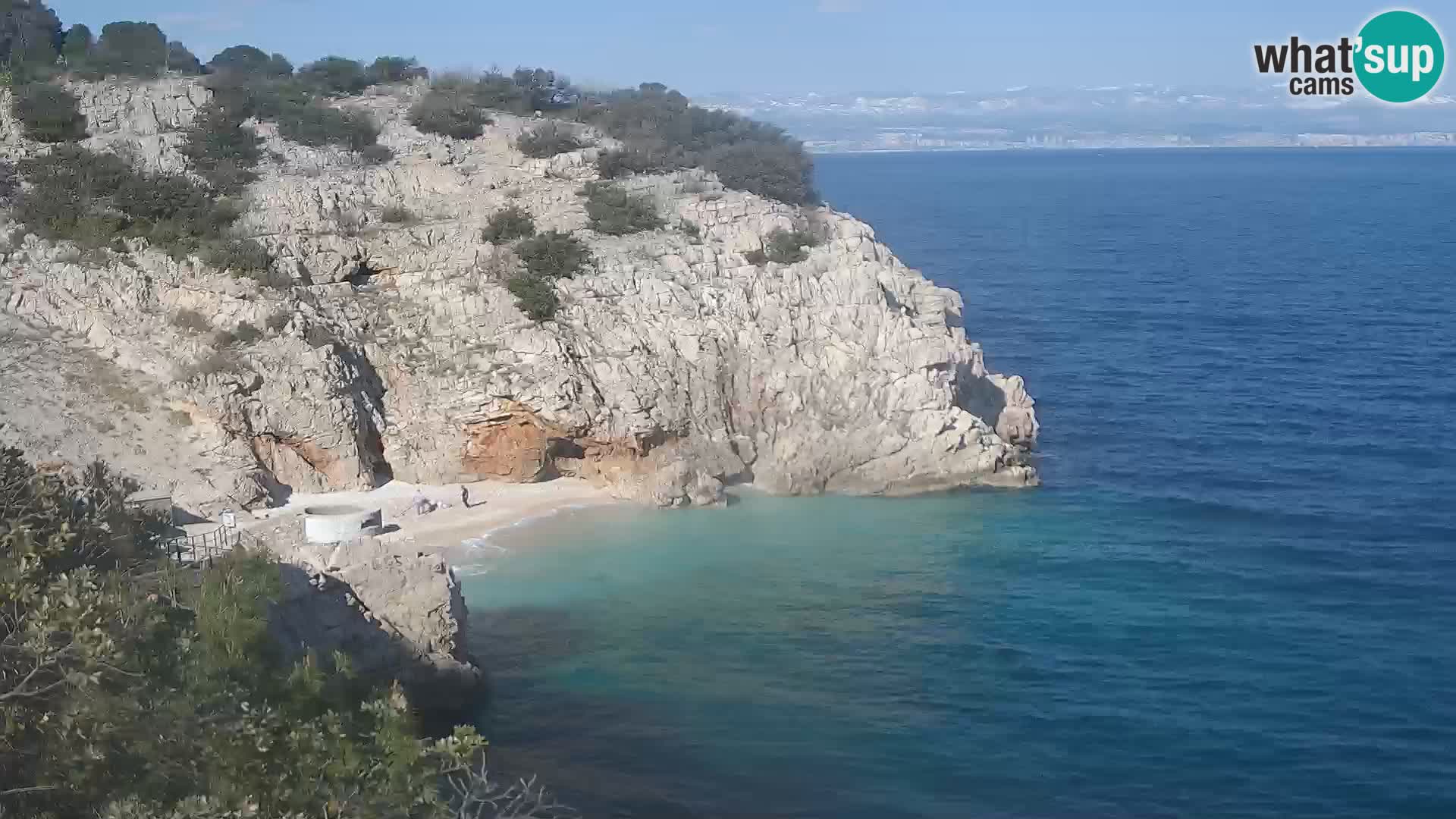 Webcam Brseč Strand – Mošćenička Draga – Kroatien
