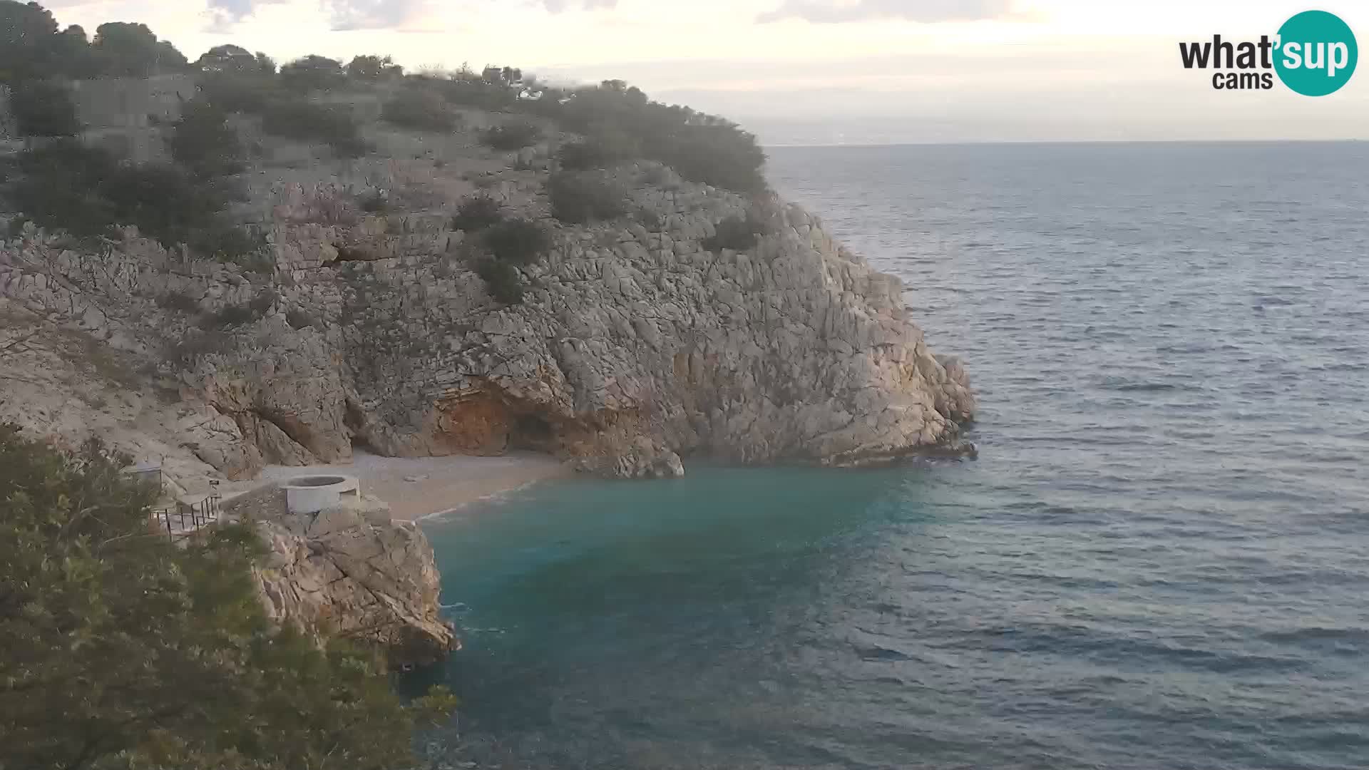 Webcam Brseč beach – Mošćenička Draga – Croatia