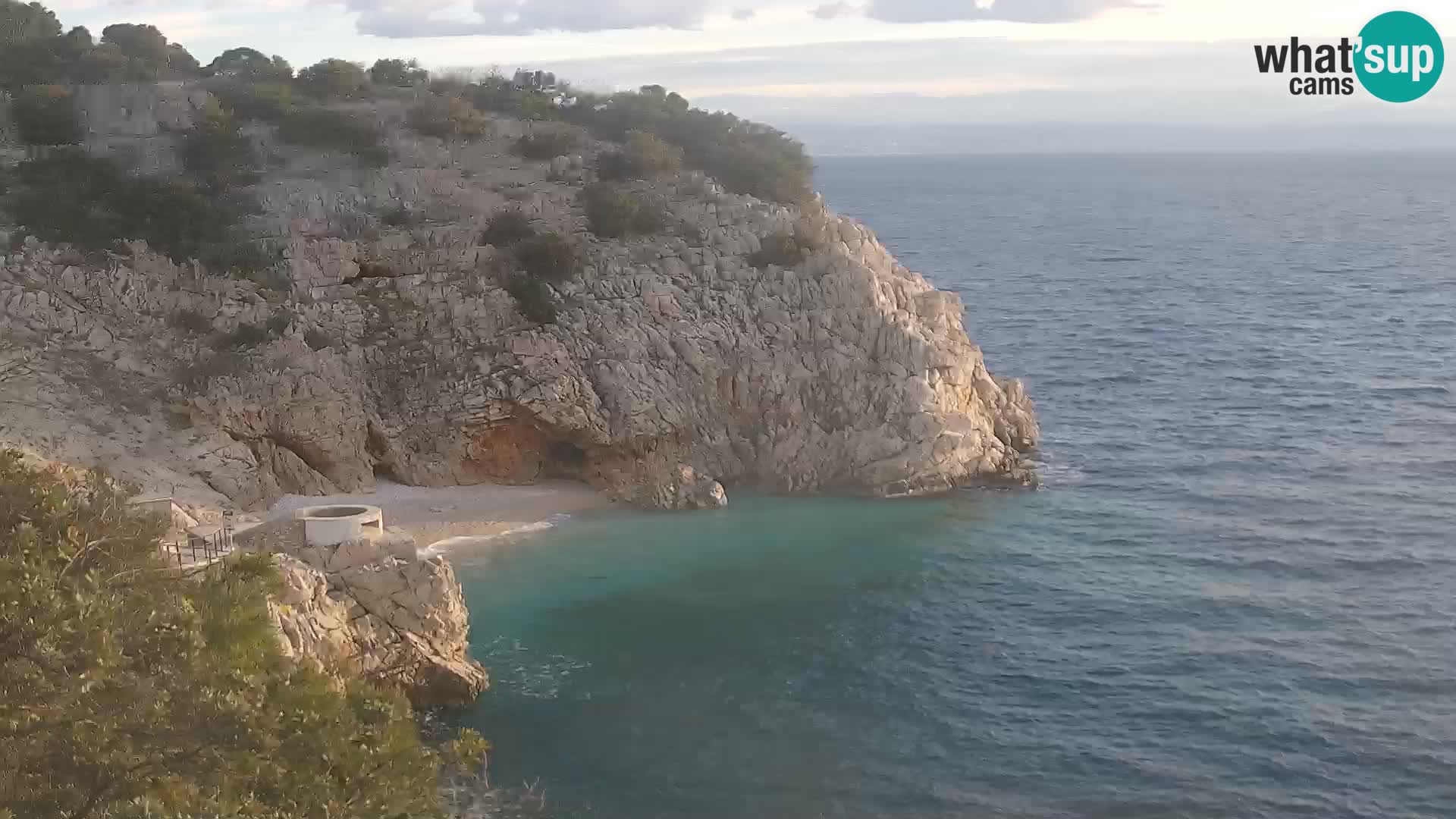 Webcam Brseč Strand – Mošćenička Draga – Kroatien