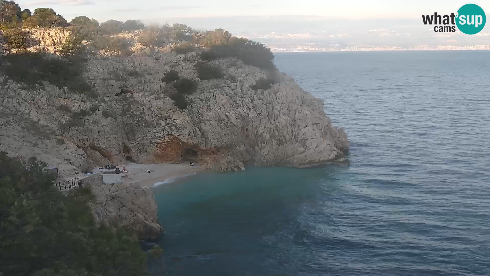 Webcam Brseč beach – Mošćenička Draga – Croatia