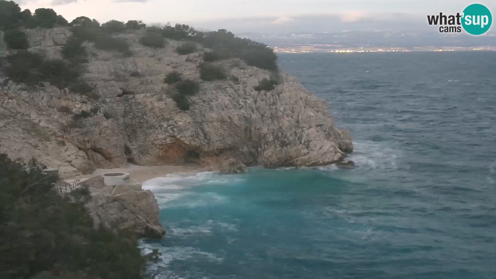 Webcam Brseč beach – Mošćenička Draga – Croatia