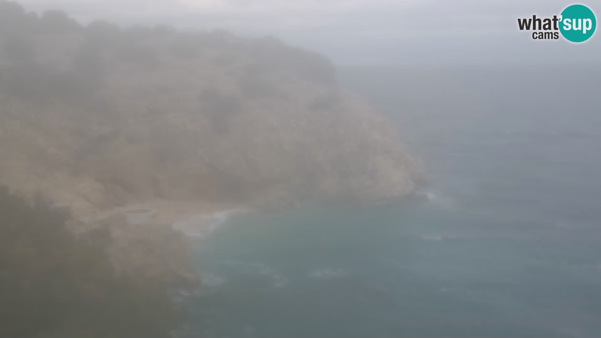 Cámara web de la playa de Brseč en Mošćenička Draga, Croacia