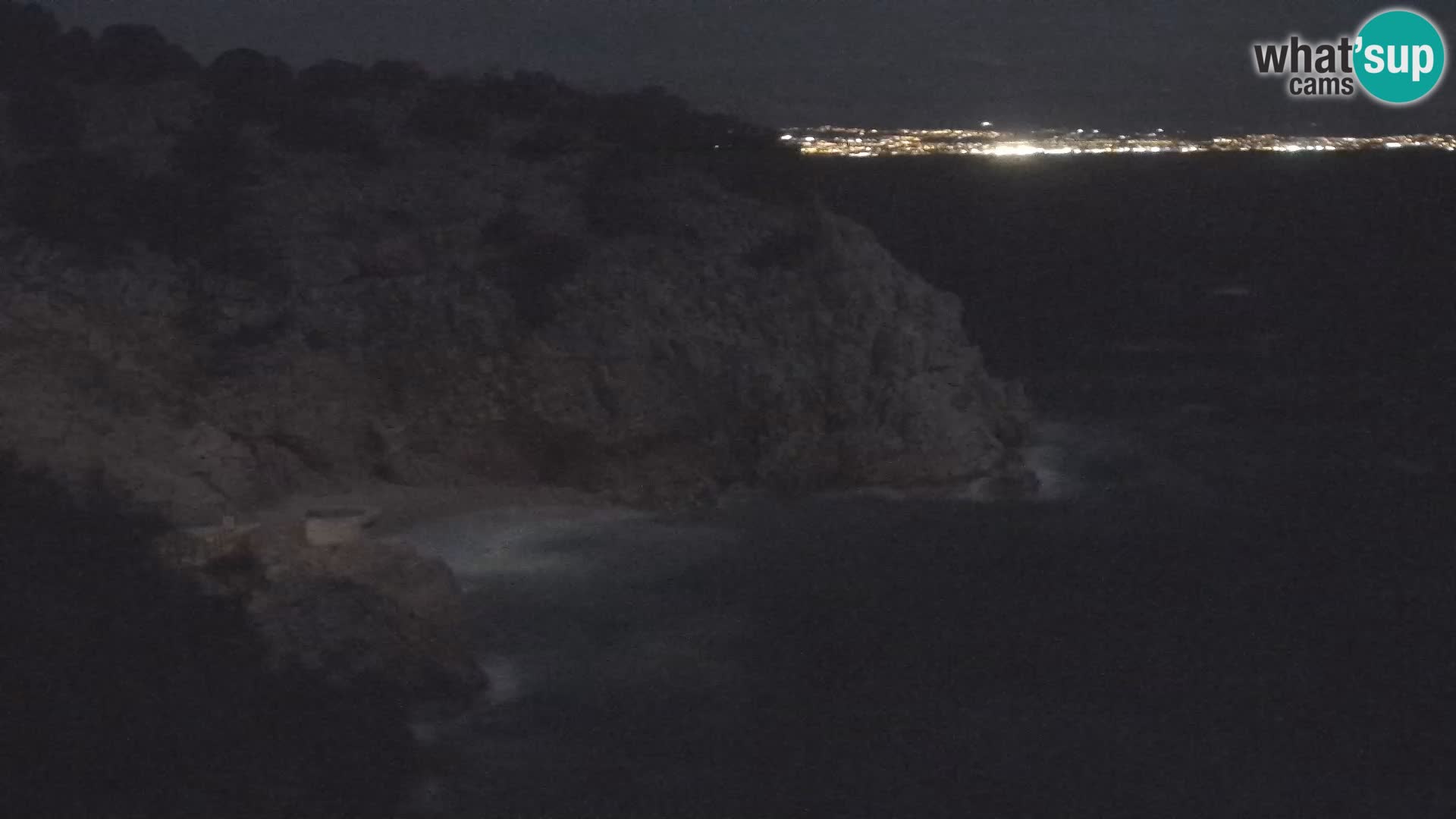 Webcam plage Brseč à Mošćenička Draga, Croatie