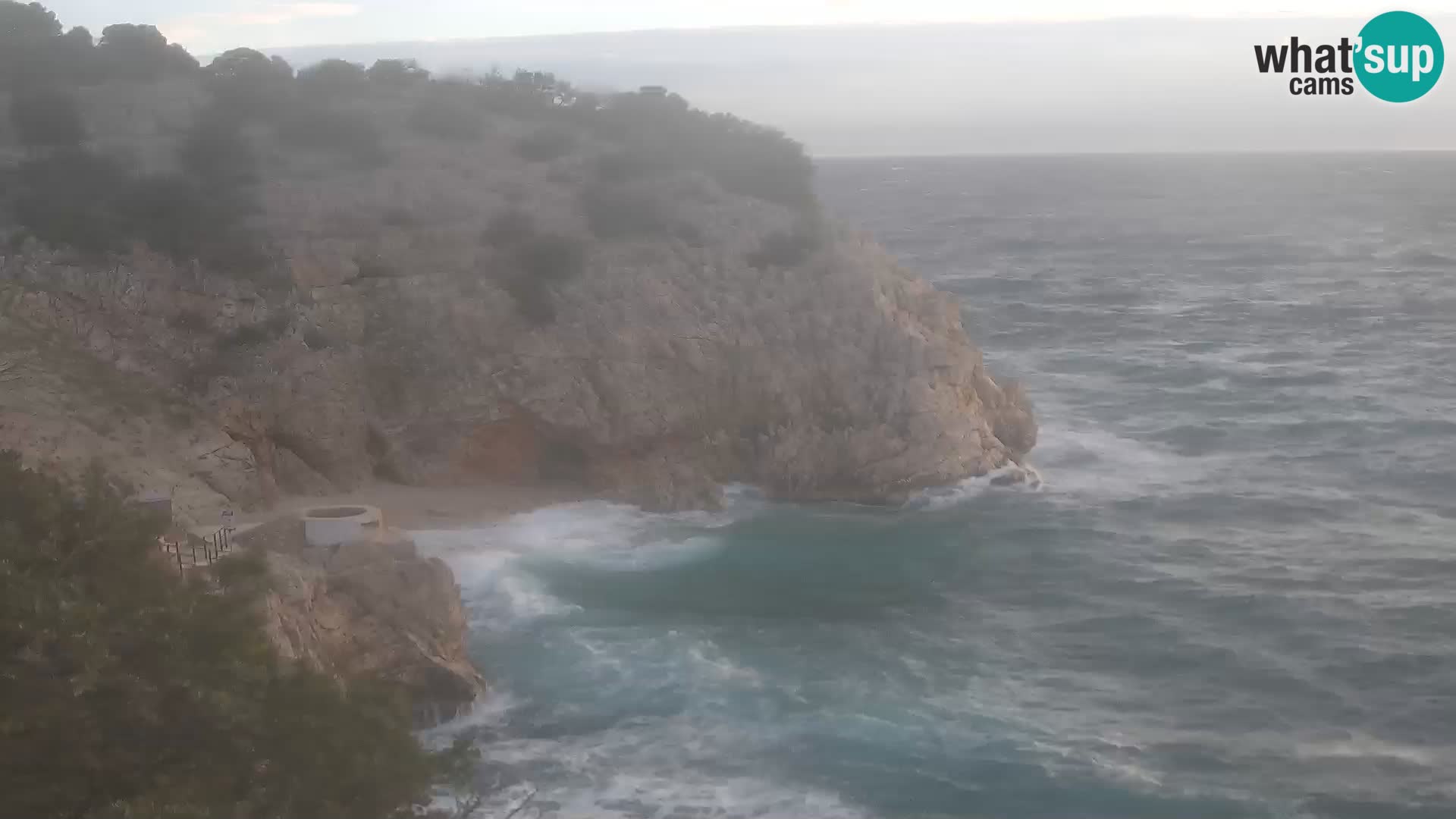 Webcam Brseč beach – Mošćenička Draga – Croatia