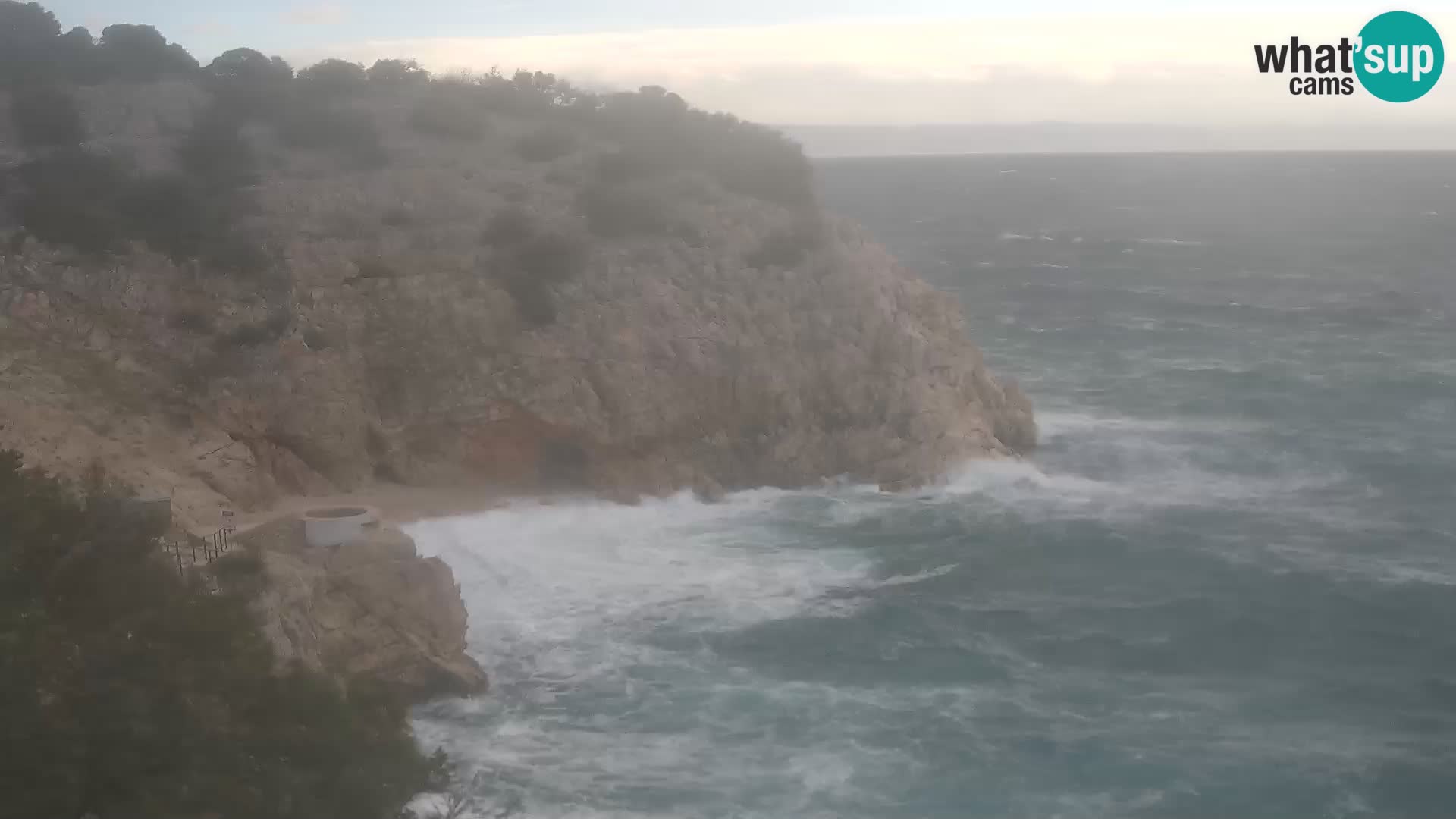 Webcam Bersezio spiaggia – Draga di Moschiena – Croazia