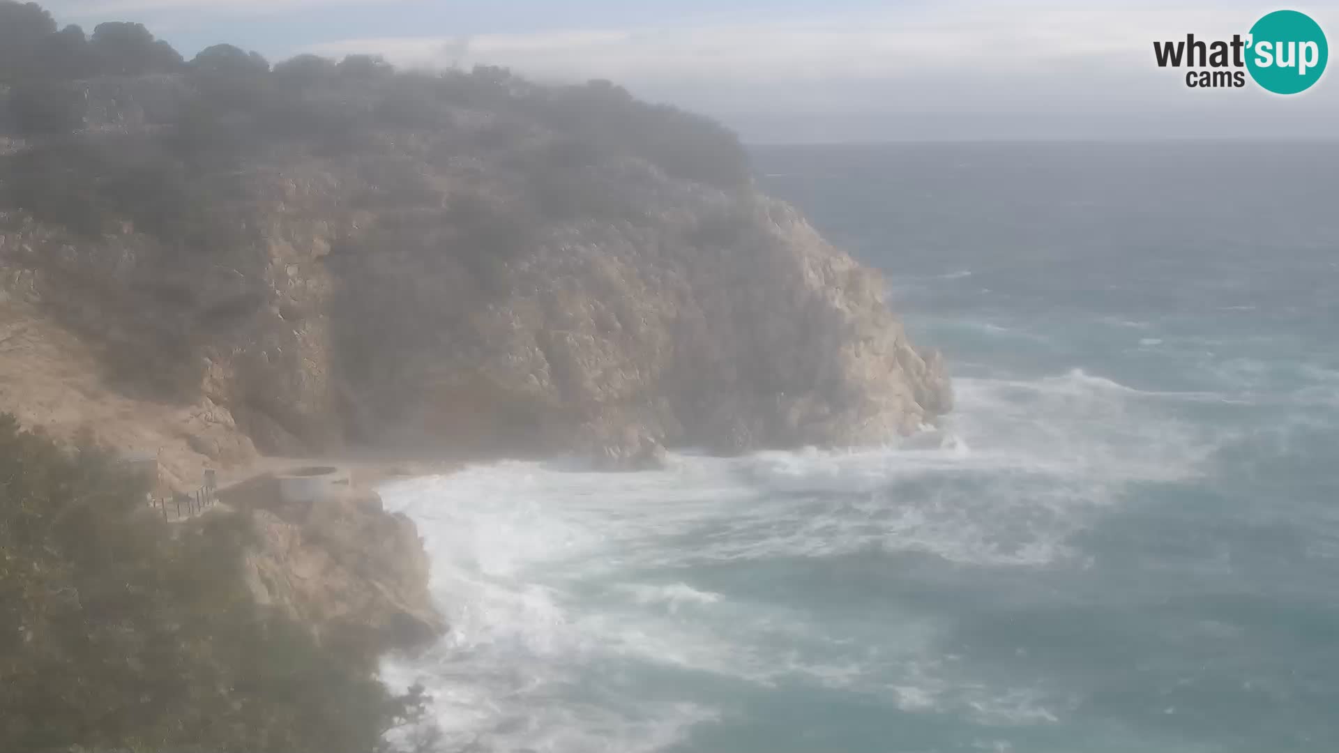 Webcam Brseč beach – Mošćenička Draga – Croatia