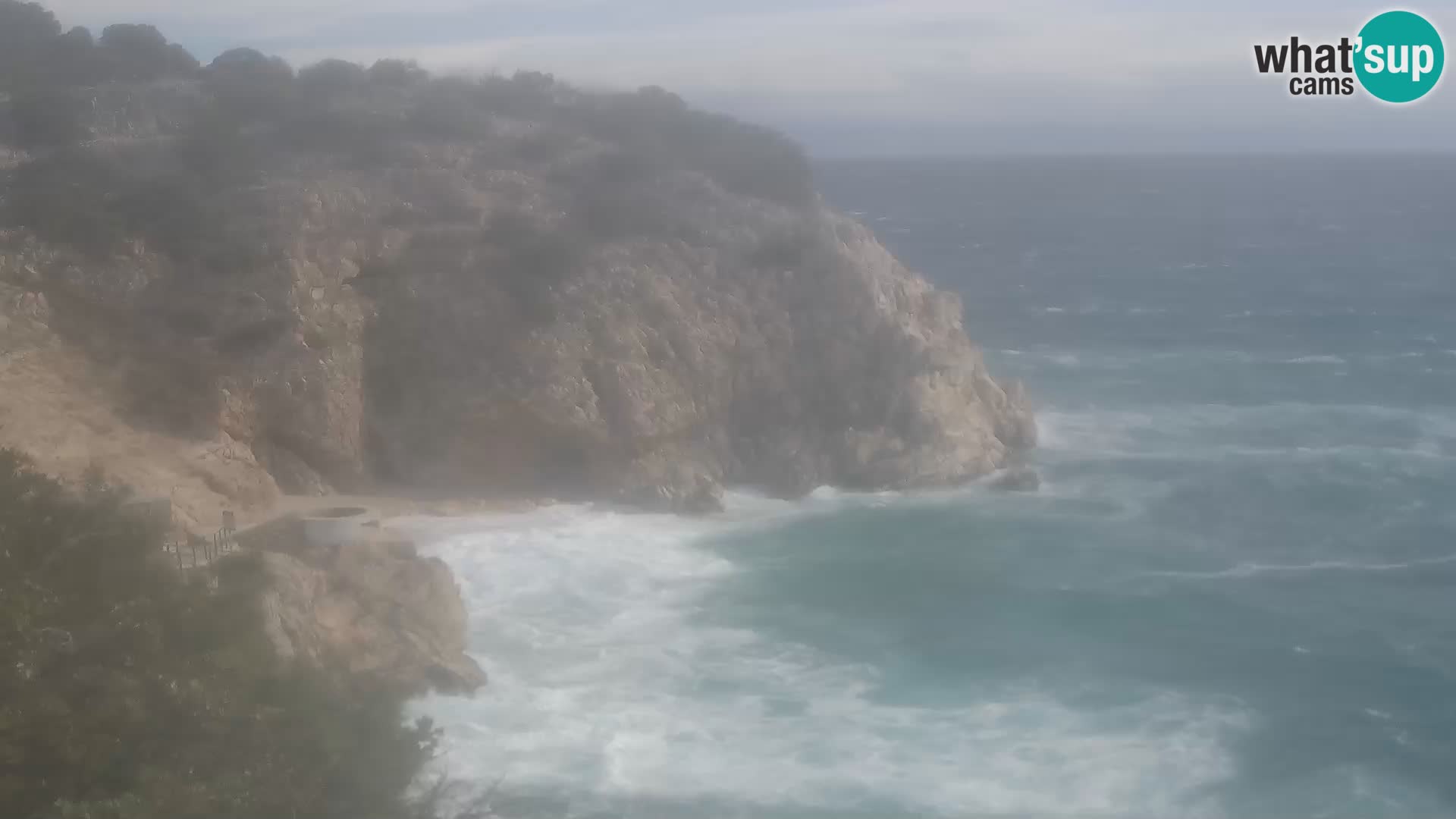 Webcam Brseč Strand – Mošćenička Draga – Kroatien