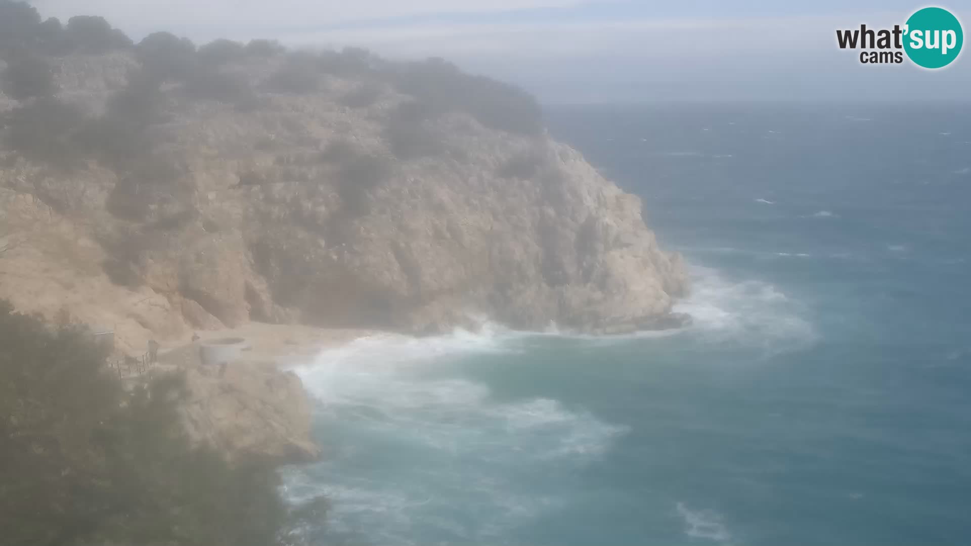 Web kamera plaže Brseč – Mošćenička Draga – Hrvatska