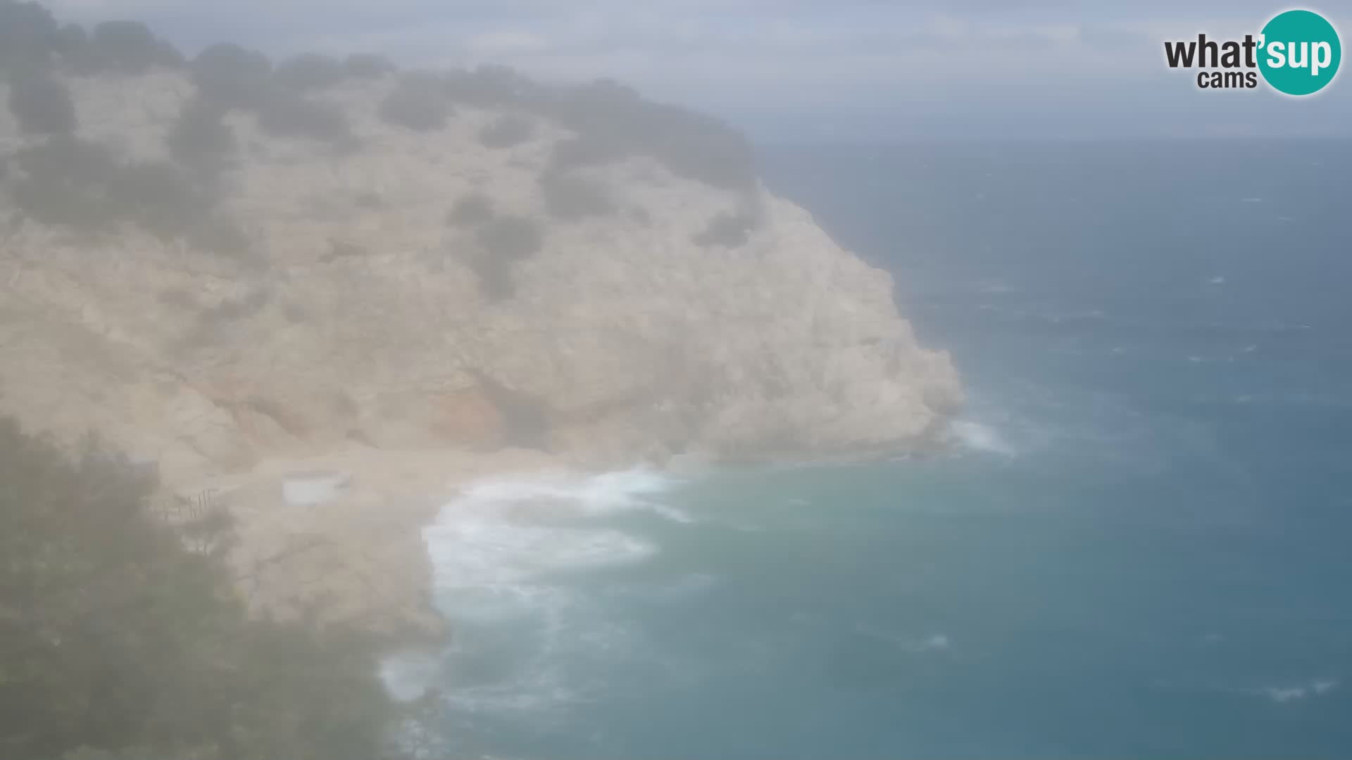 Webcam Bersezio spiaggia – Draga di Moschiena – Croazia