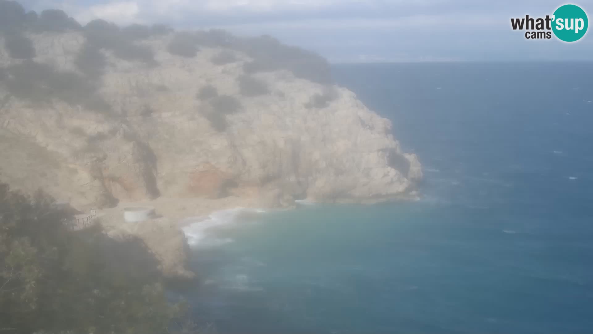 Webcam Bersezio spiaggia – Draga di Moschiena – Croazia