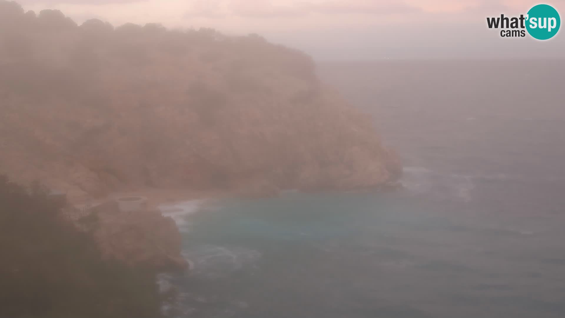 Spletna kamera Brseč plaža – Mošćenička Draga – Hrvaška