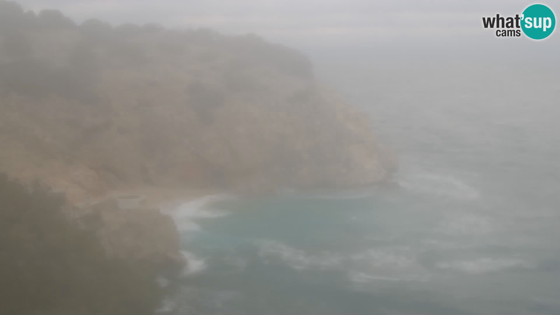 Spletna kamera Brseč plaža – Mošćenička Draga – Hrvaška