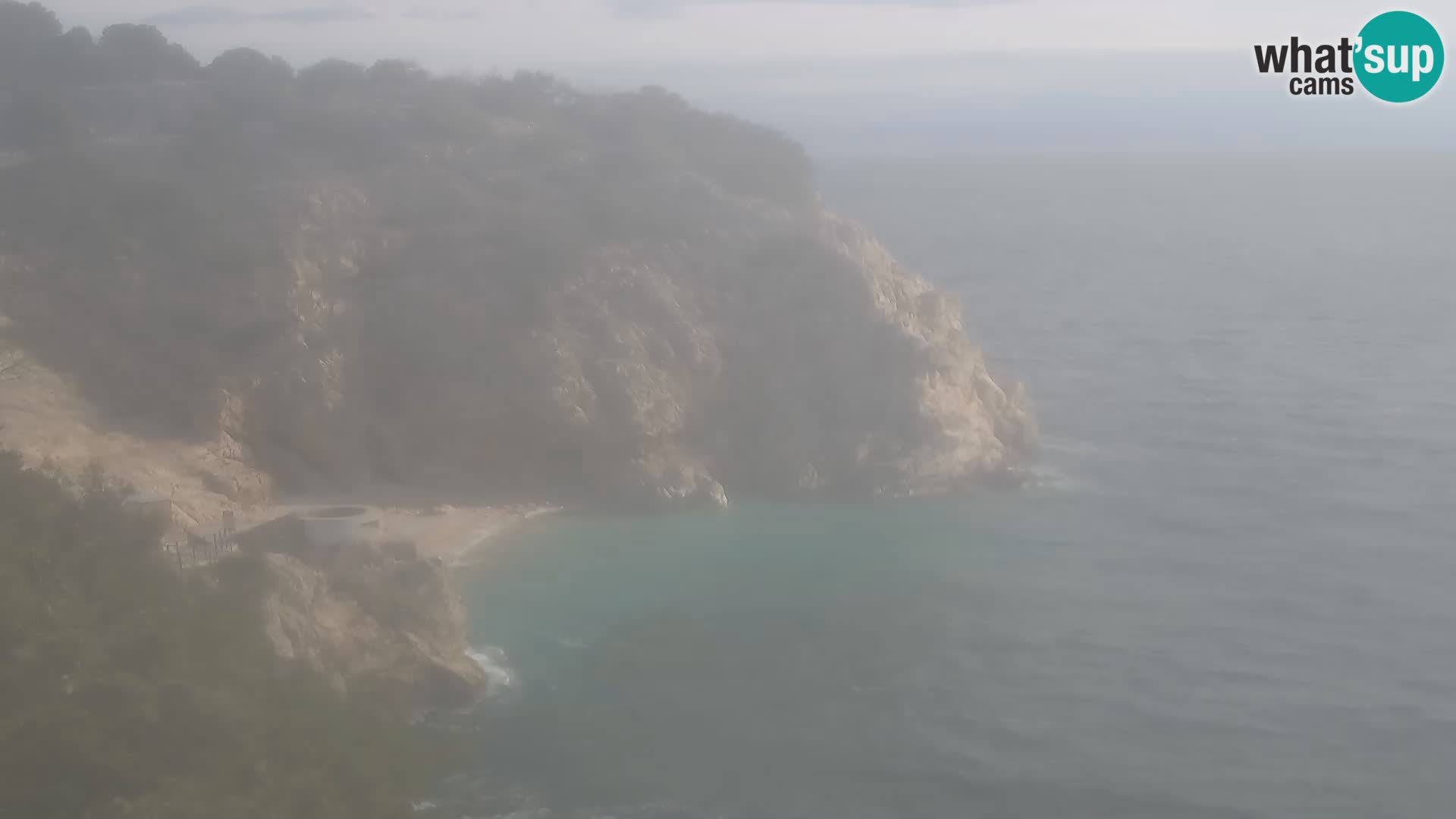 Webcam Brseč beach – Mošćenička Draga – Croatia