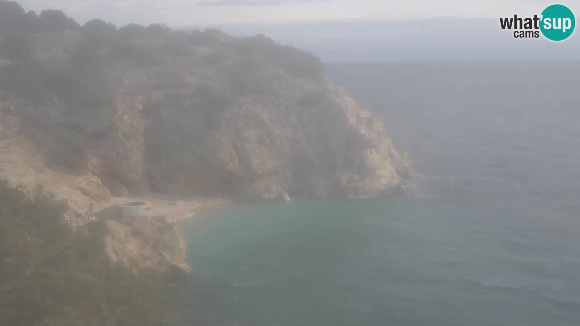 Webcam Brseč beach – Mošćenička Draga – Croatia