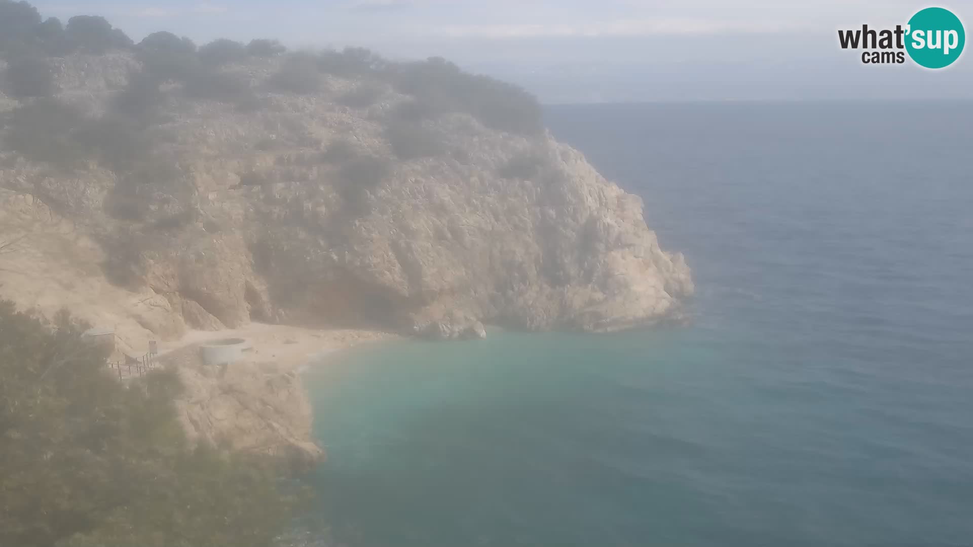 Webcam Brseč beach – Mošćenička Draga – Croatia