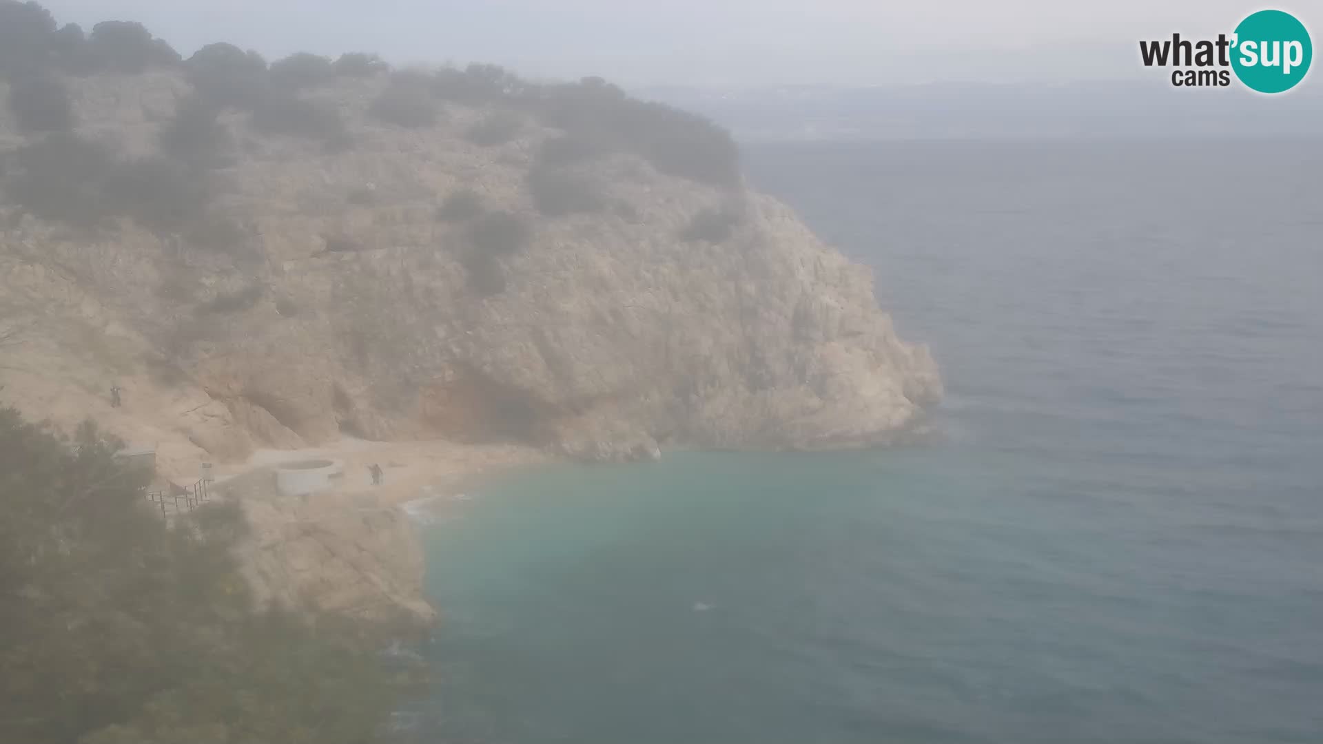 Webcam Brseč beach – Mošćenička Draga – Croatia