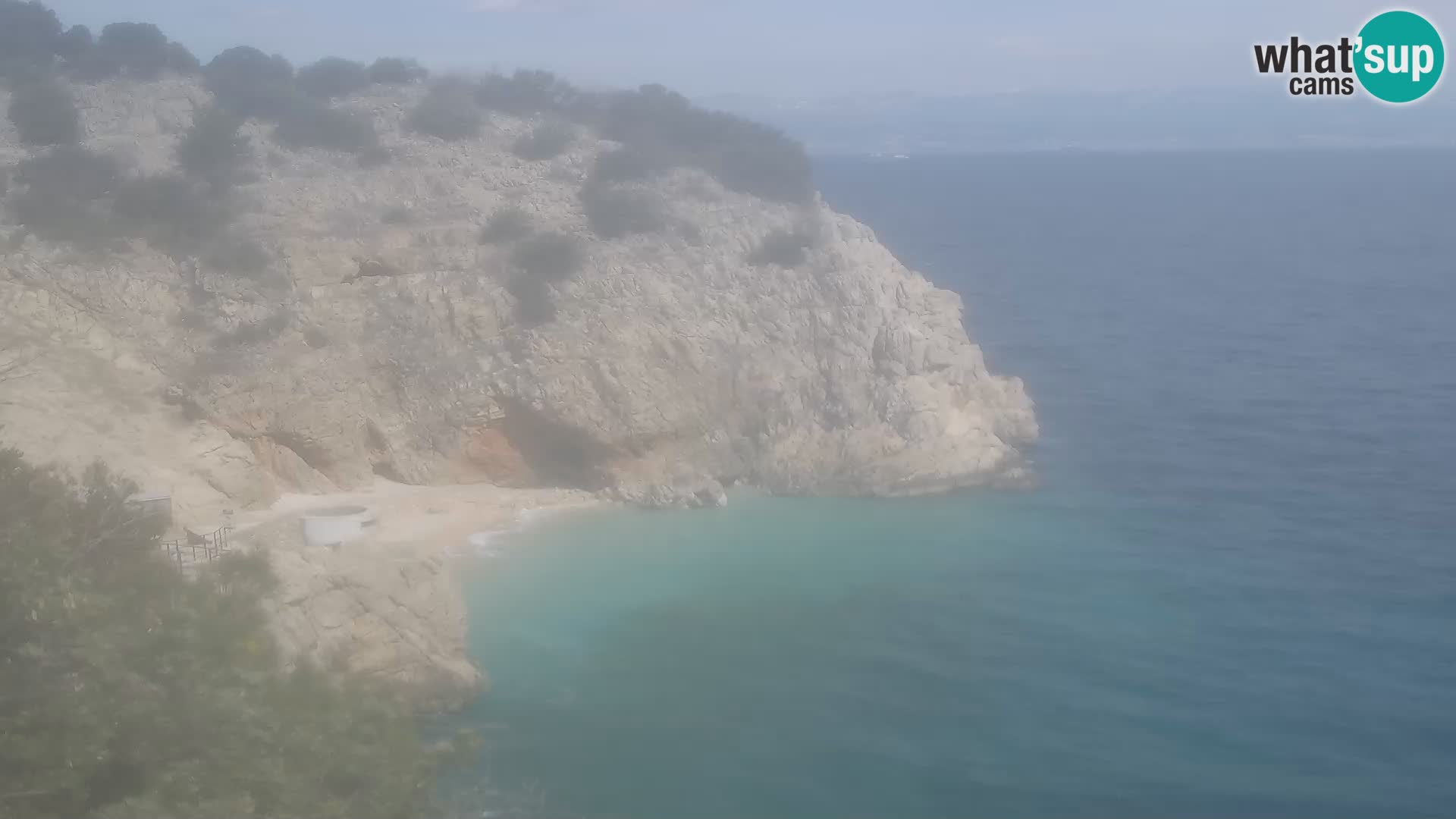 Webcam Brseč beach – Mošćenička Draga – Croatia