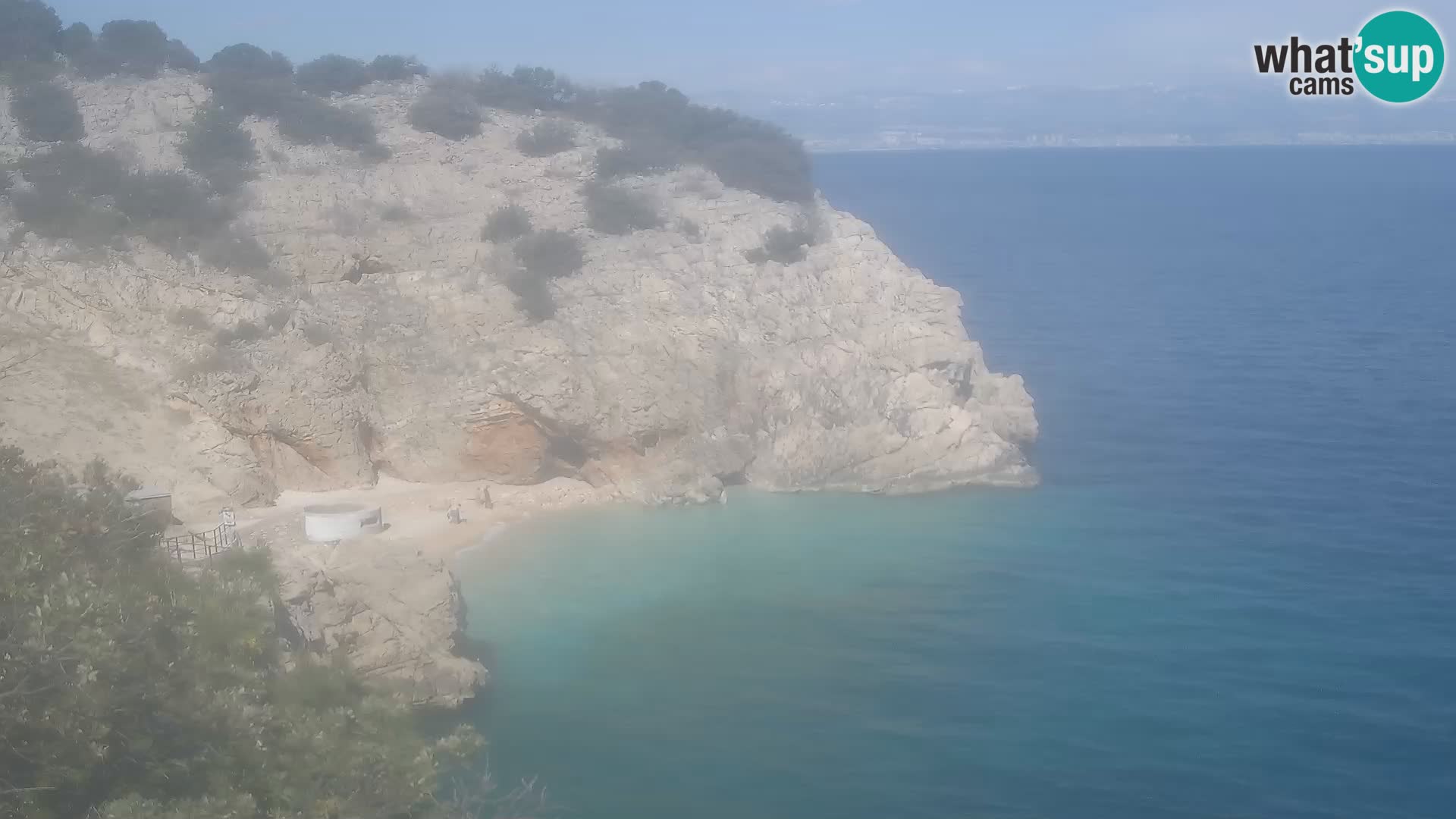 Webcam Brseč Strand – Mošćenička Draga – Kroatien