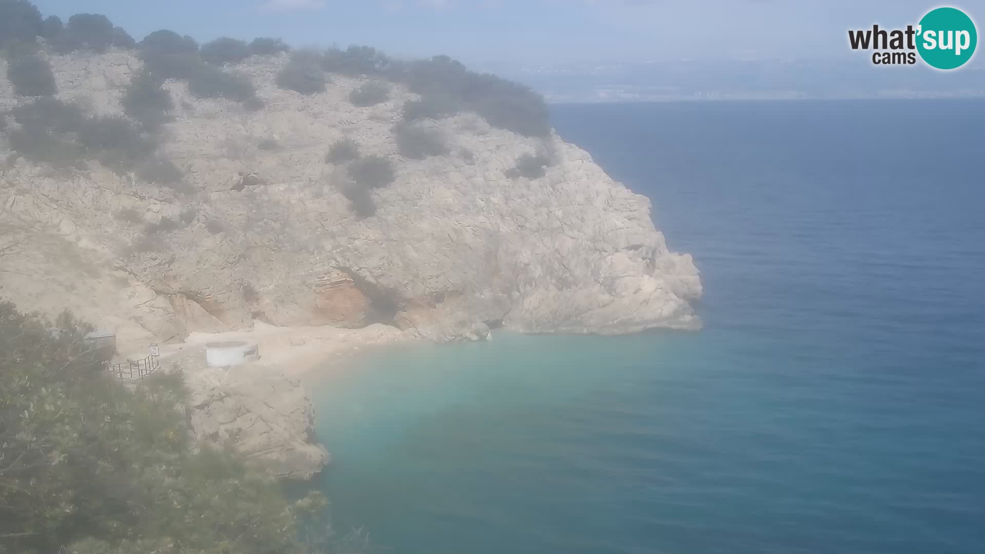 Webcam Bersezio spiaggia – Draga di Moschiena – Croazia
