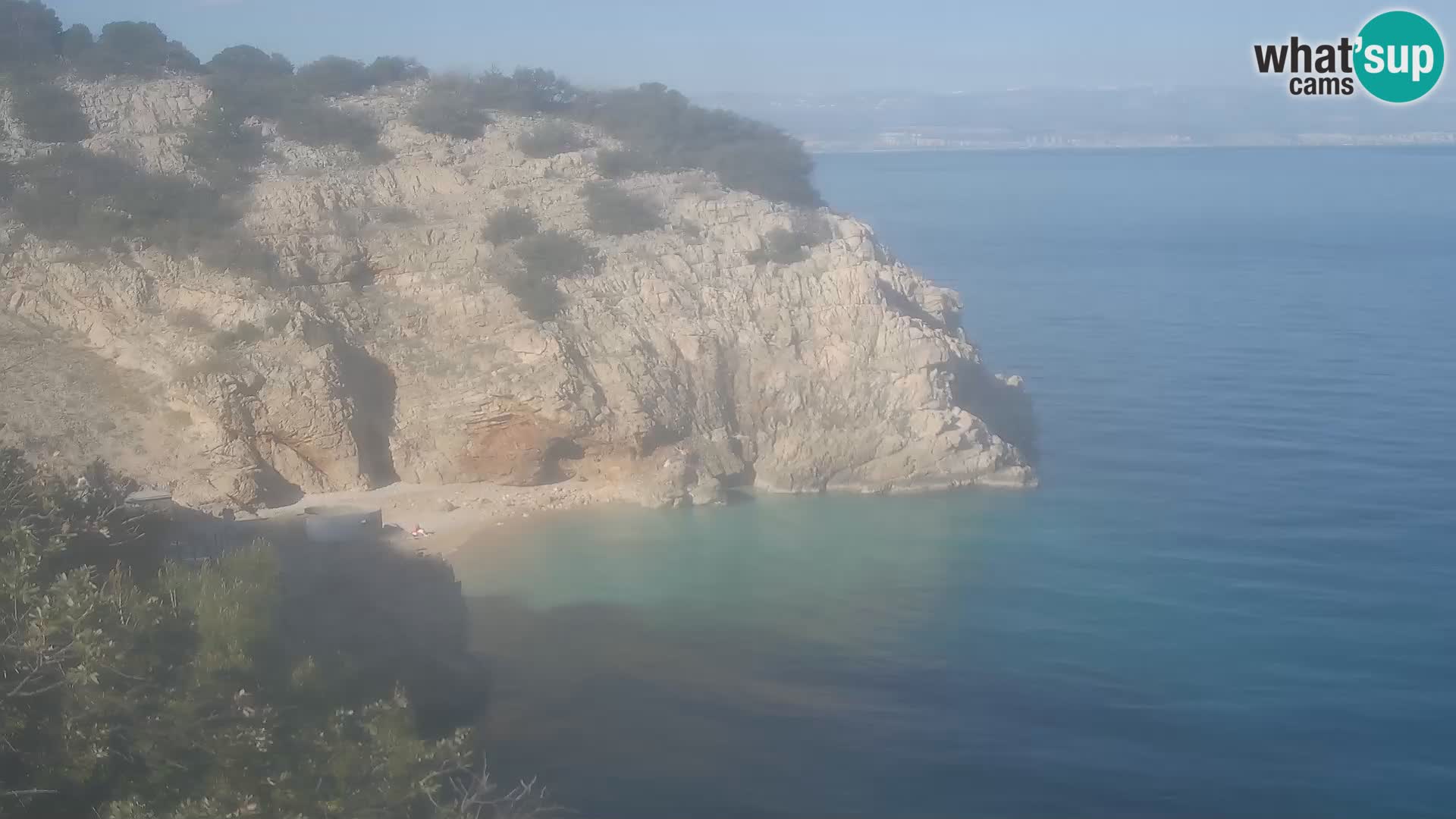Webcam Bersezio spiaggia – Draga di Moschiena – Croazia