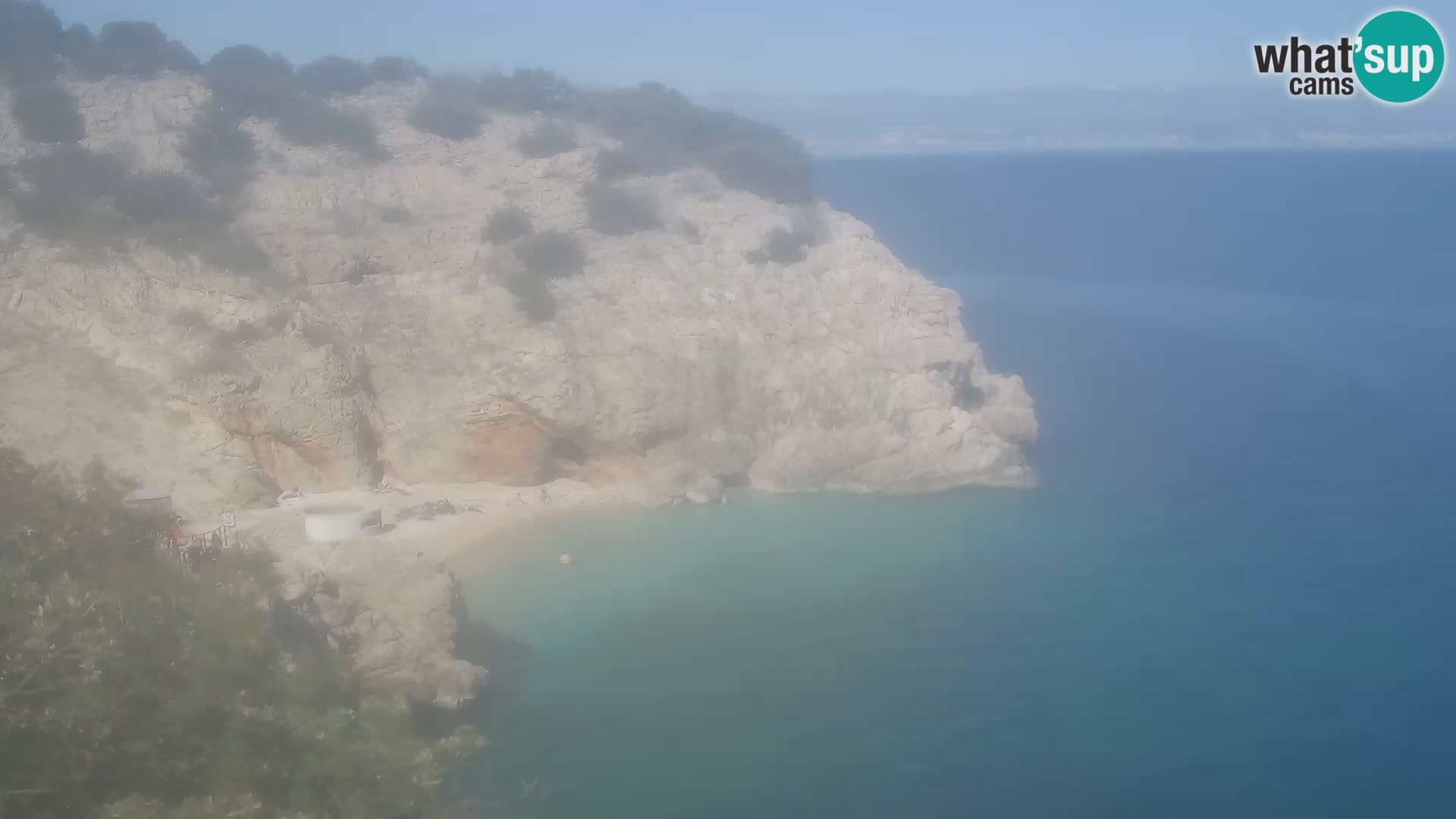 Web kamera plaže Brseč – Mošćenička Draga – Hrvatska