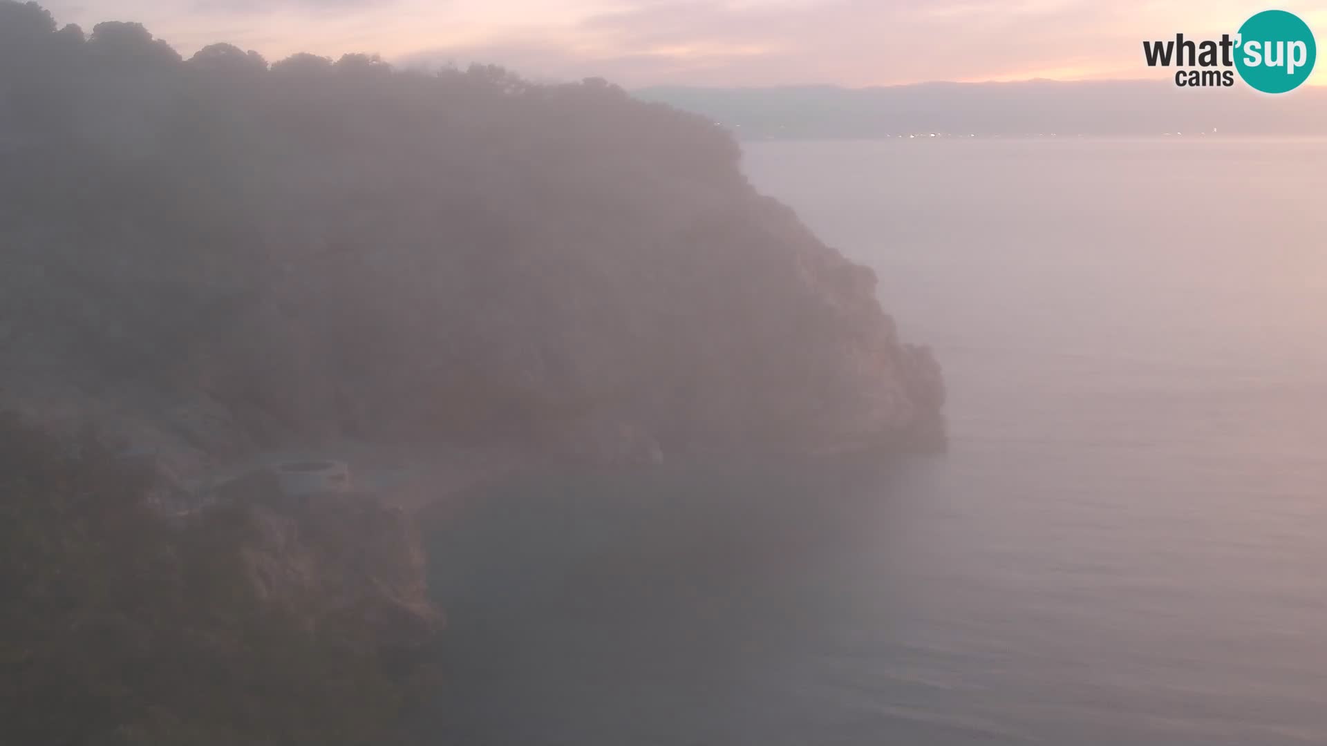 Webcam Brseč beach – Mošćenička Draga – Croatia