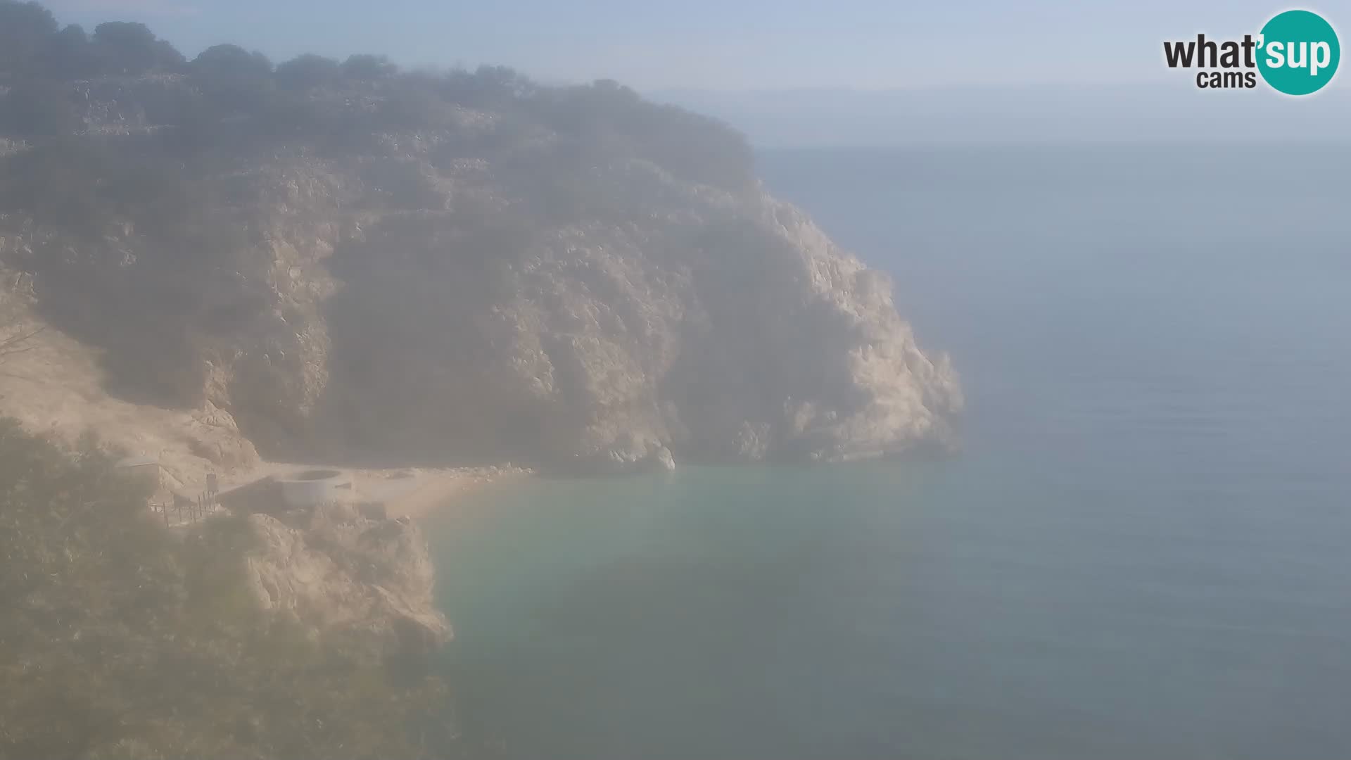 Webcam Bersezio spiaggia – Draga di Moschiena – Croazia