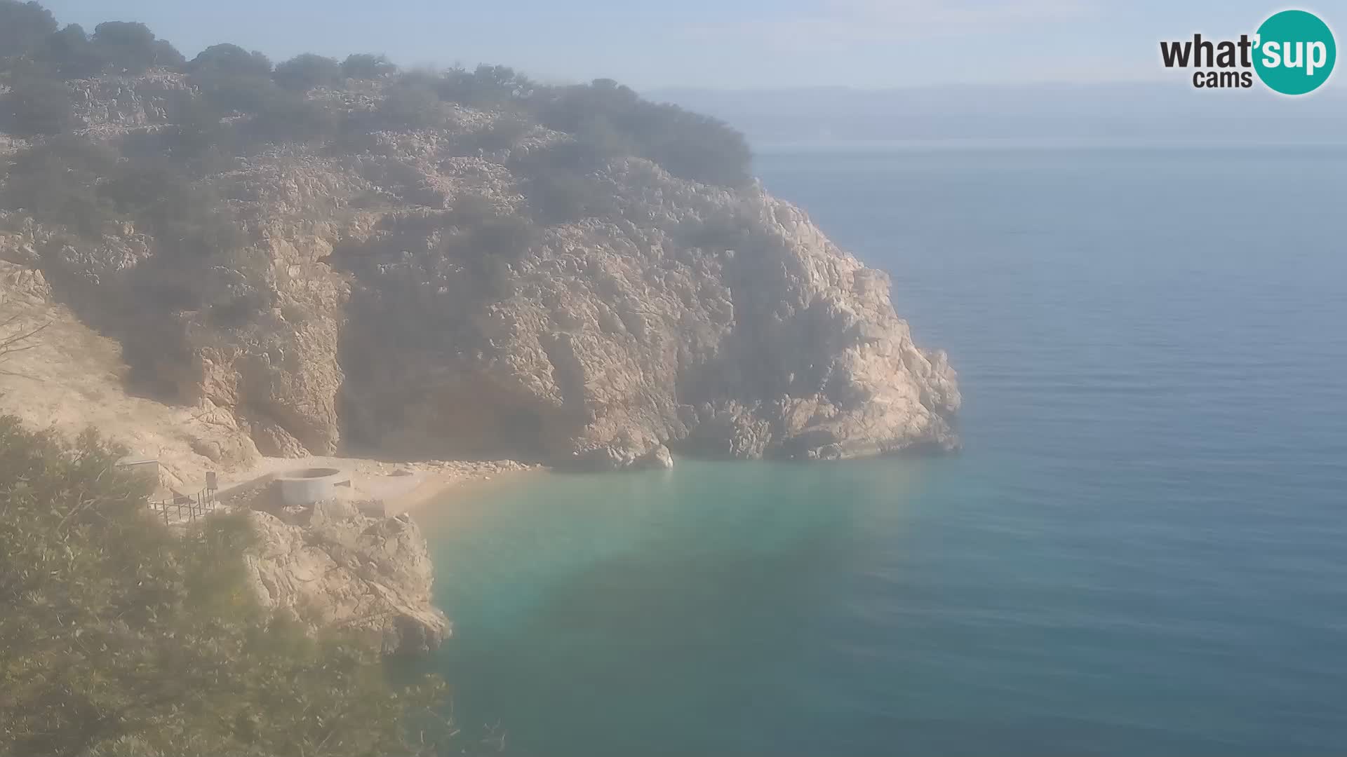 Web kamera plaže Brseč – Mošćenička Draga – Hrvatska