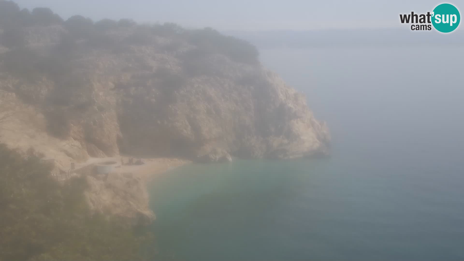 Webcam Bersezio spiaggia – Draga di Moschiena – Croazia