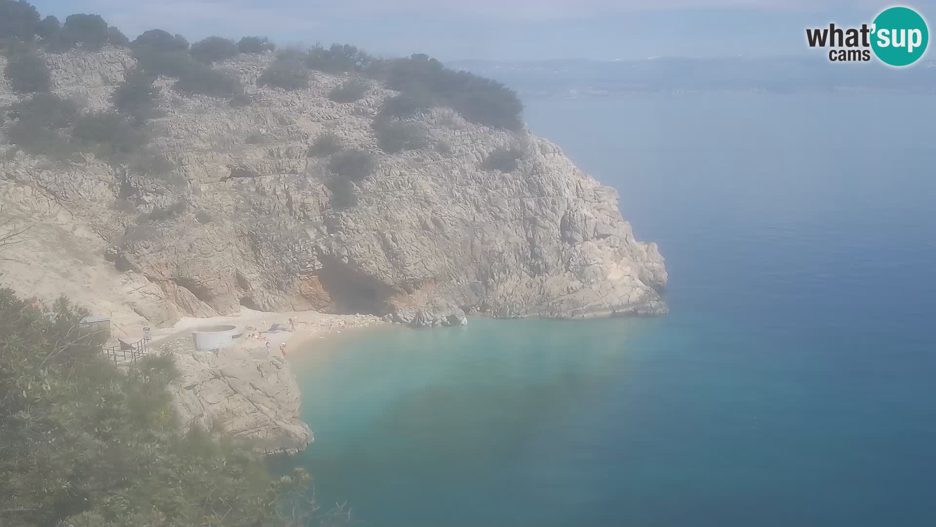 Webcam Brseč beach – Mošćenička Draga – Croatia
