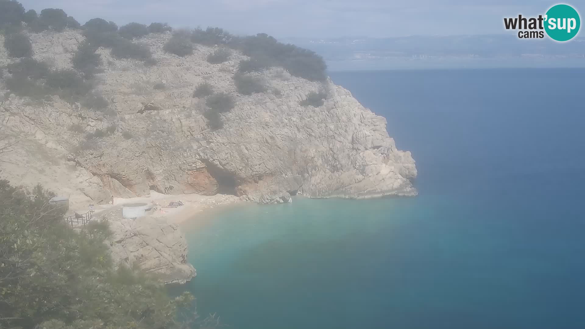 Webcam Bersezio spiaggia – Draga di Moschiena – Croazia