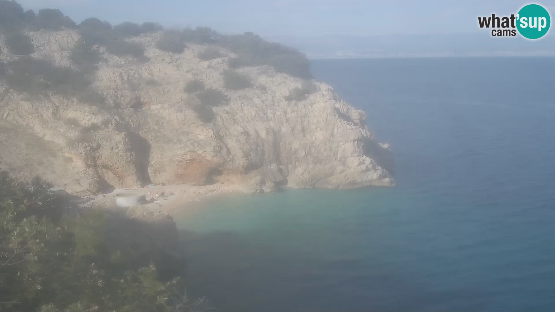 Webcam Brseč beach – Mošćenička Draga – Croatia