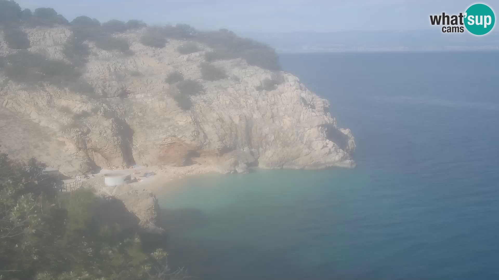 Webcam Brseč Strand – Mošćenička Draga – Kroatien