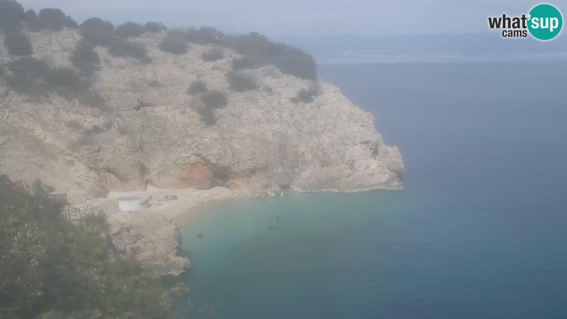 Webcam Bersezio spiaggia – Draga di Moschiena – Croazia