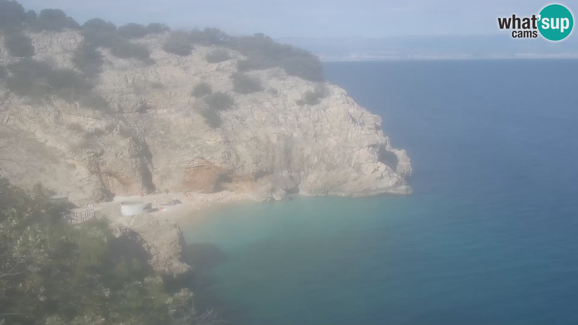 Webcam Brseč Strand – Mošćenička Draga – Kroatien