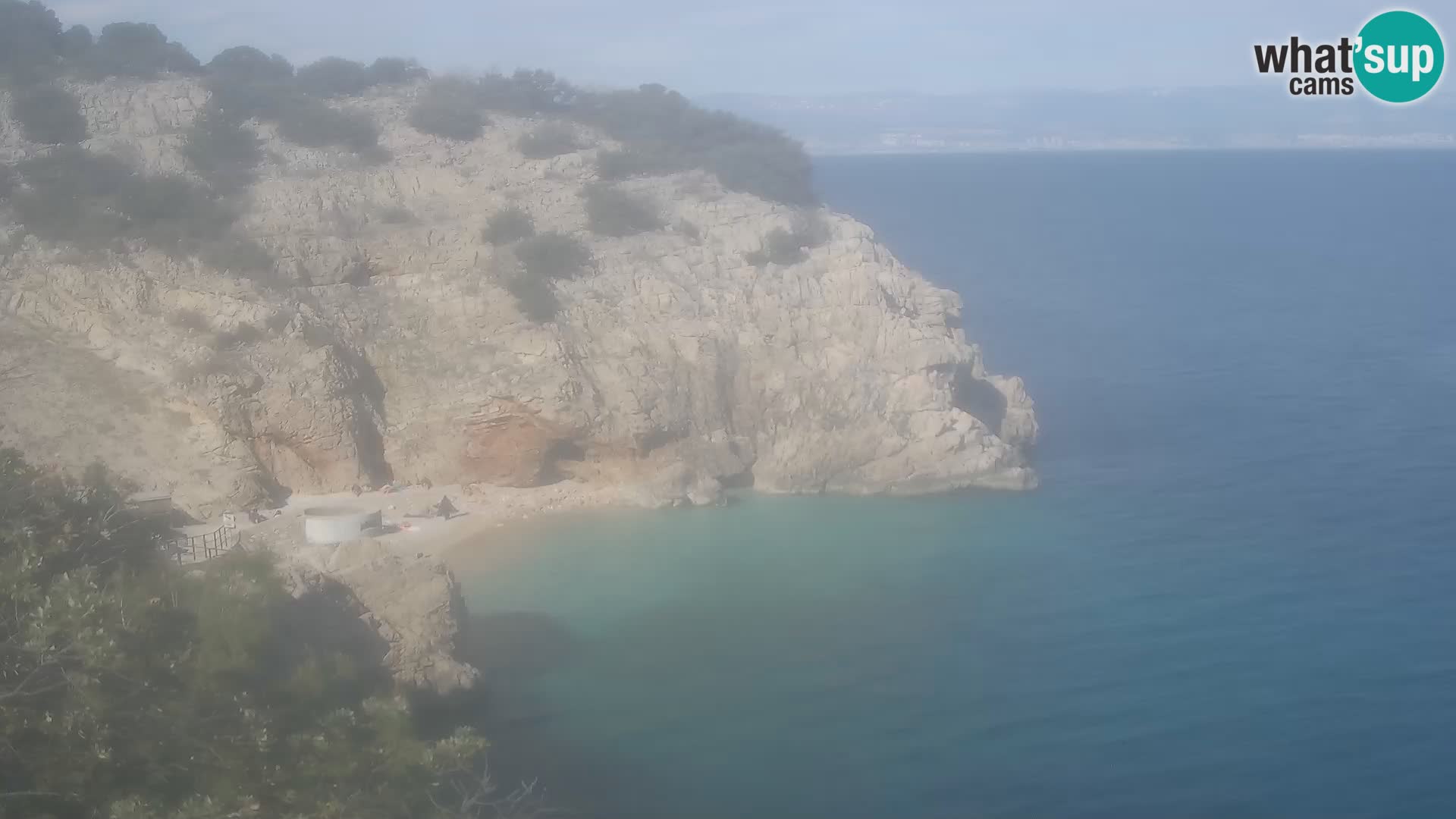 Webcam Brseč Strand – Mošćenička Draga – Kroatien