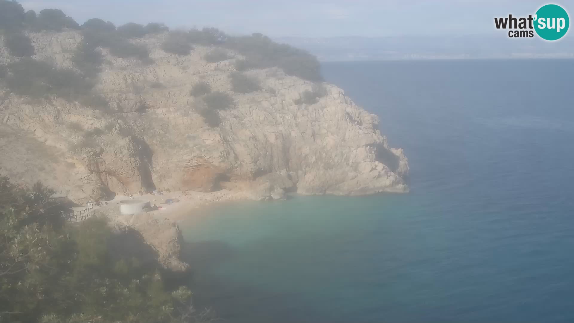 Webcam Bersezio spiaggia – Draga di Moschiena – Croazia