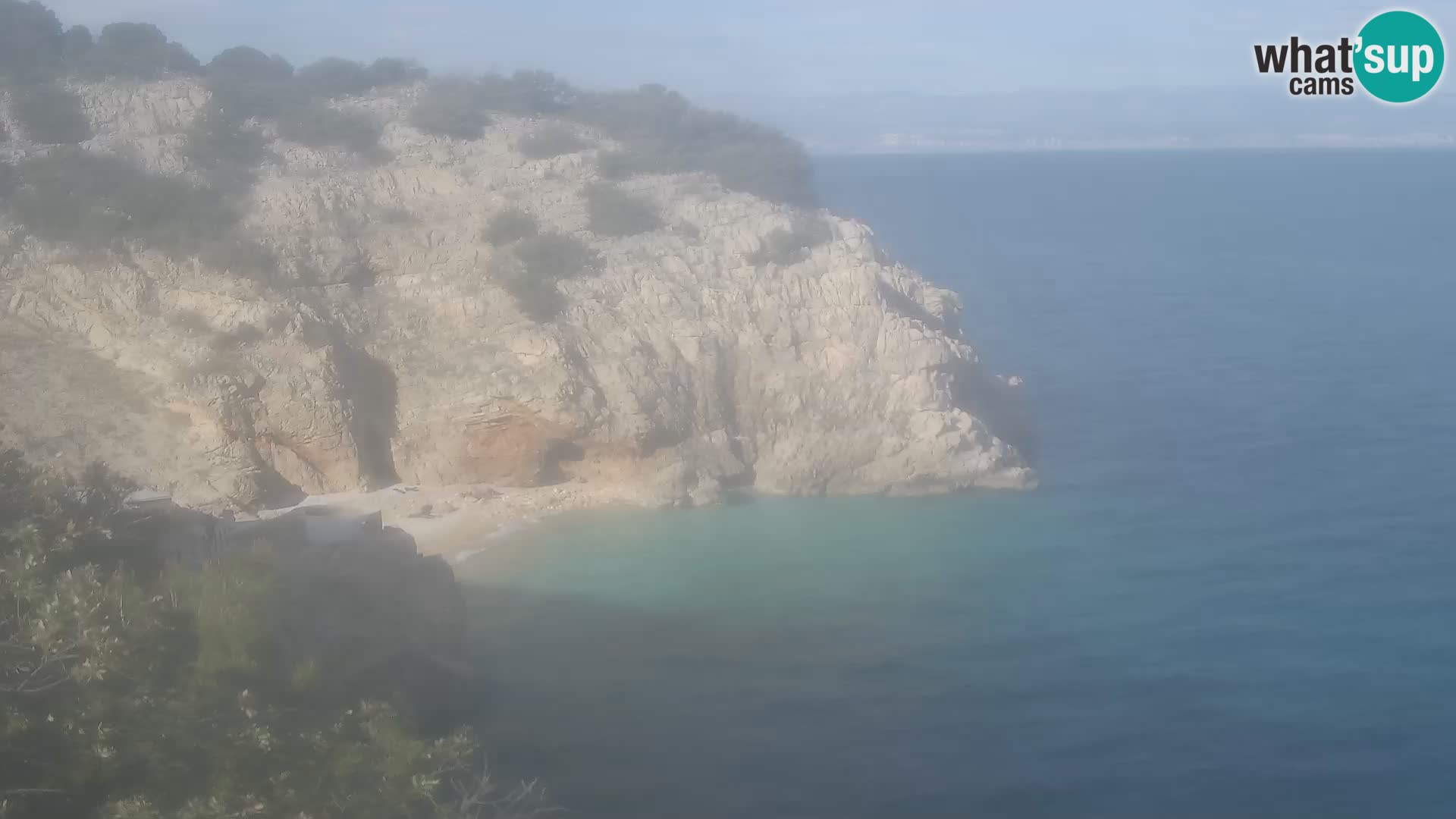 Webcam Brseč Strand – Mošćenička Draga – Kroatien