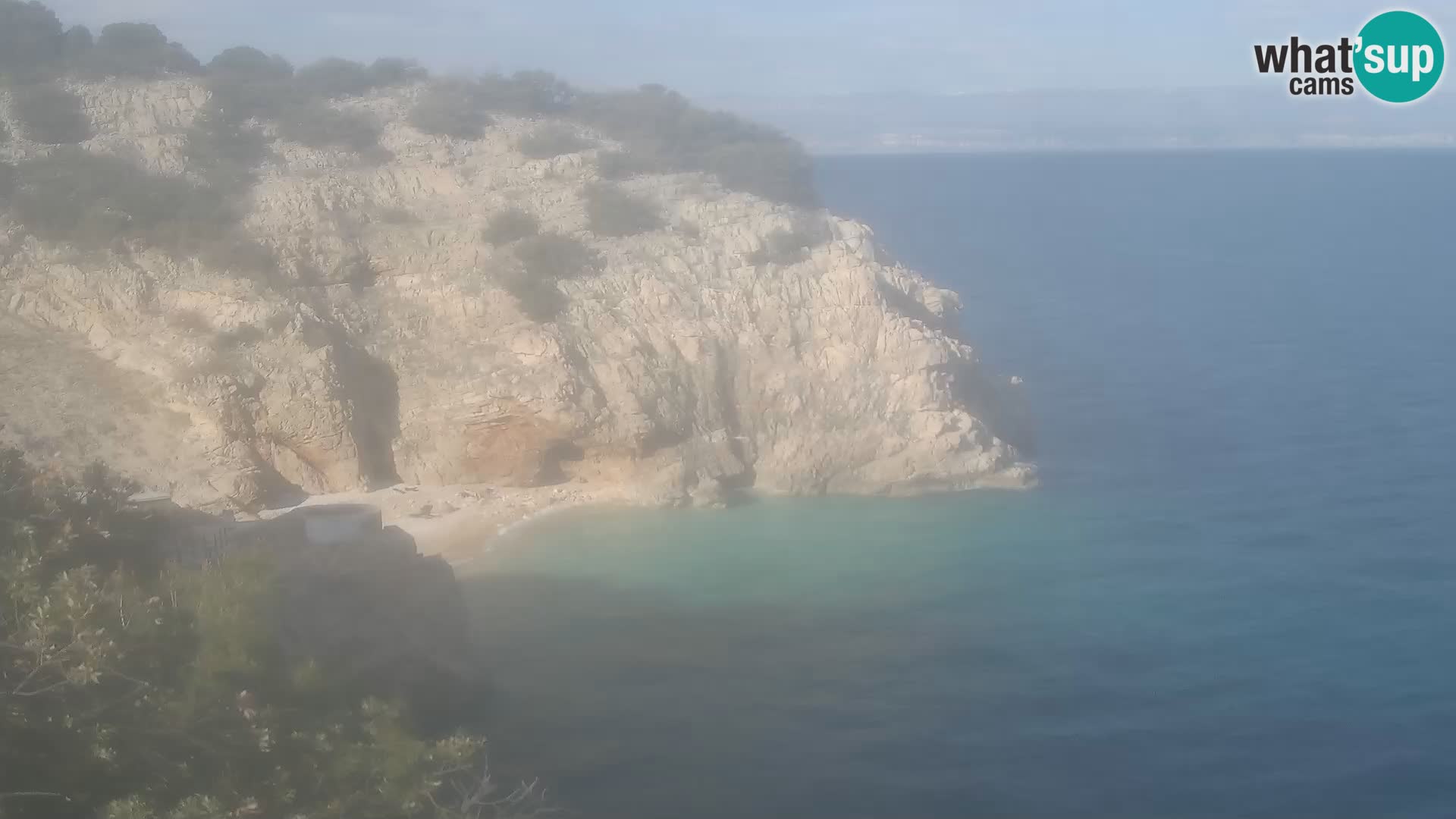 Webcam Bersezio spiaggia – Draga di Moschiena – Croazia