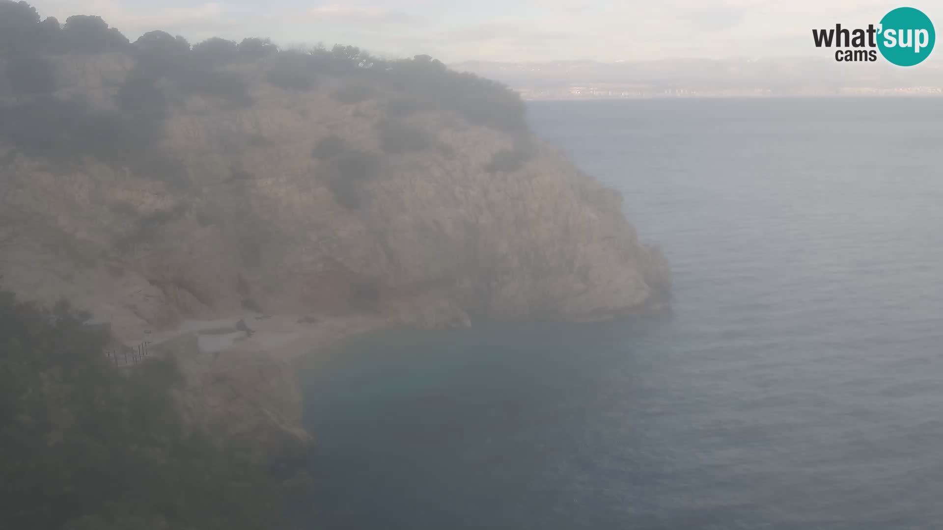 Web kamera plaže Brseč – Mošćenička Draga – Hrvatska