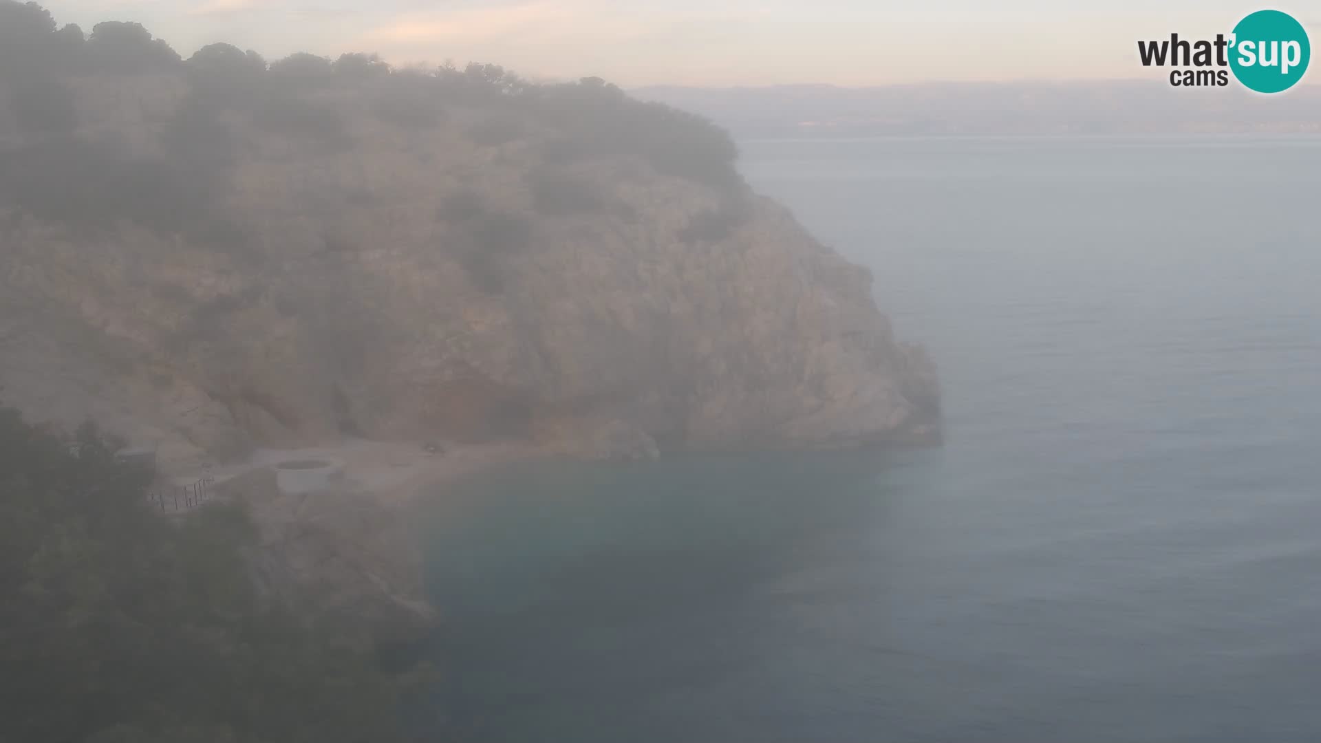 Webcam Bersezio spiaggia – Draga di Moschiena – Croazia