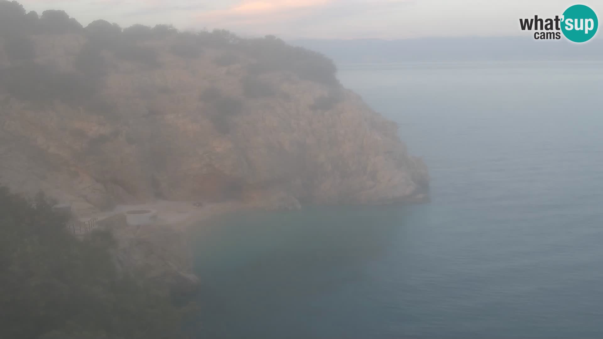 Web kamera plaže Brseč – Mošćenička Draga – Hrvatska