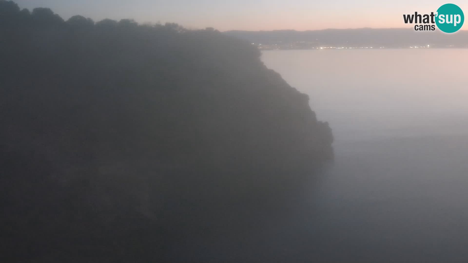 Webcam plage Brseč à Mošćenička Draga, Croatie