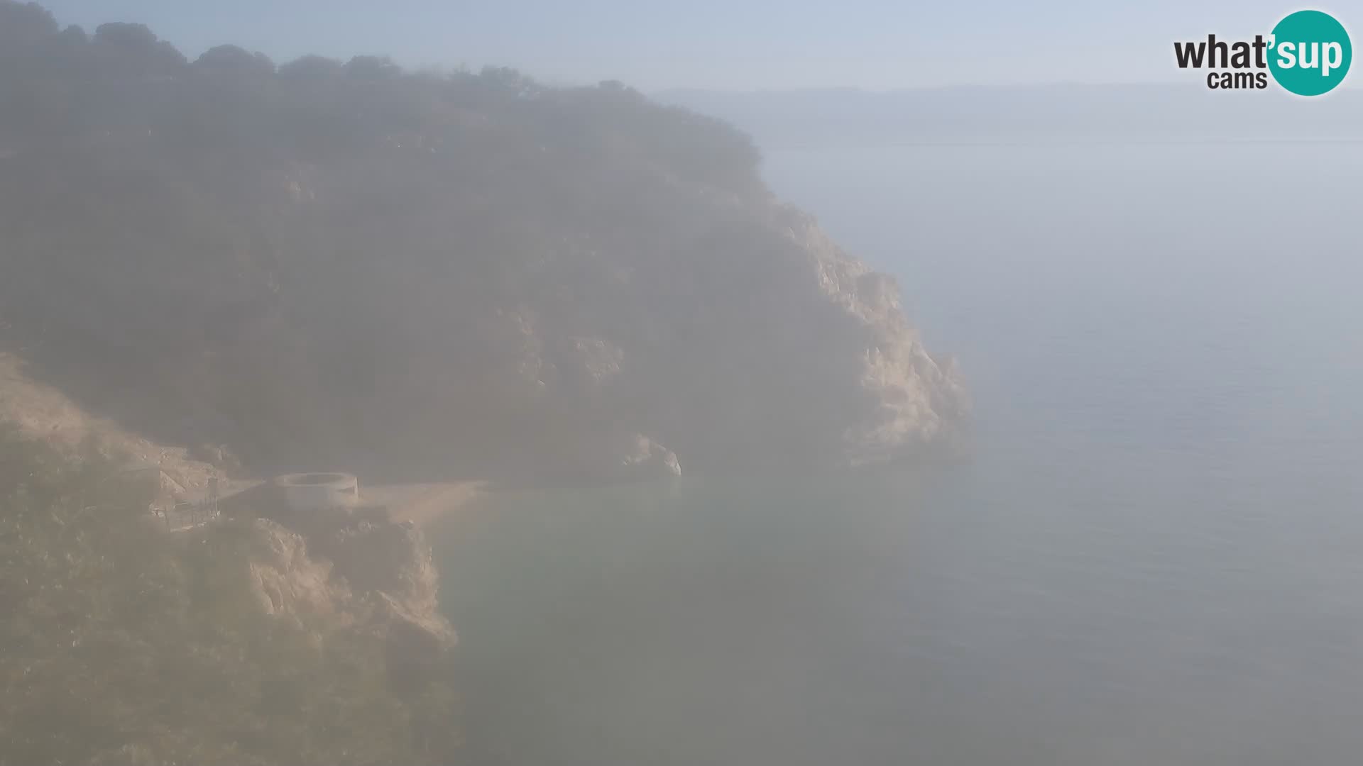 Webcam Brseč beach – Mošćenička Draga – Croatia