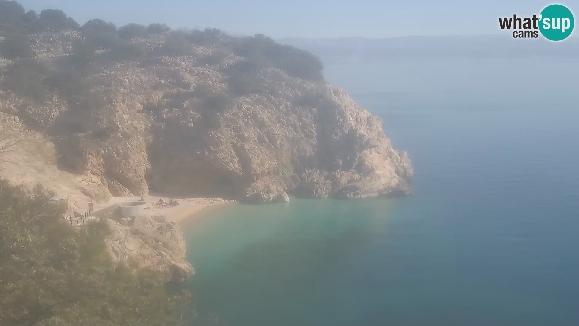 Webcam Bersezio spiaggia – Draga di Moschiena – Croazia