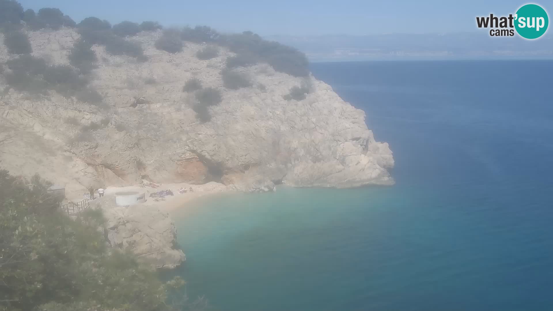 Webcam Brseč beach – Mošćenička Draga – Croatia