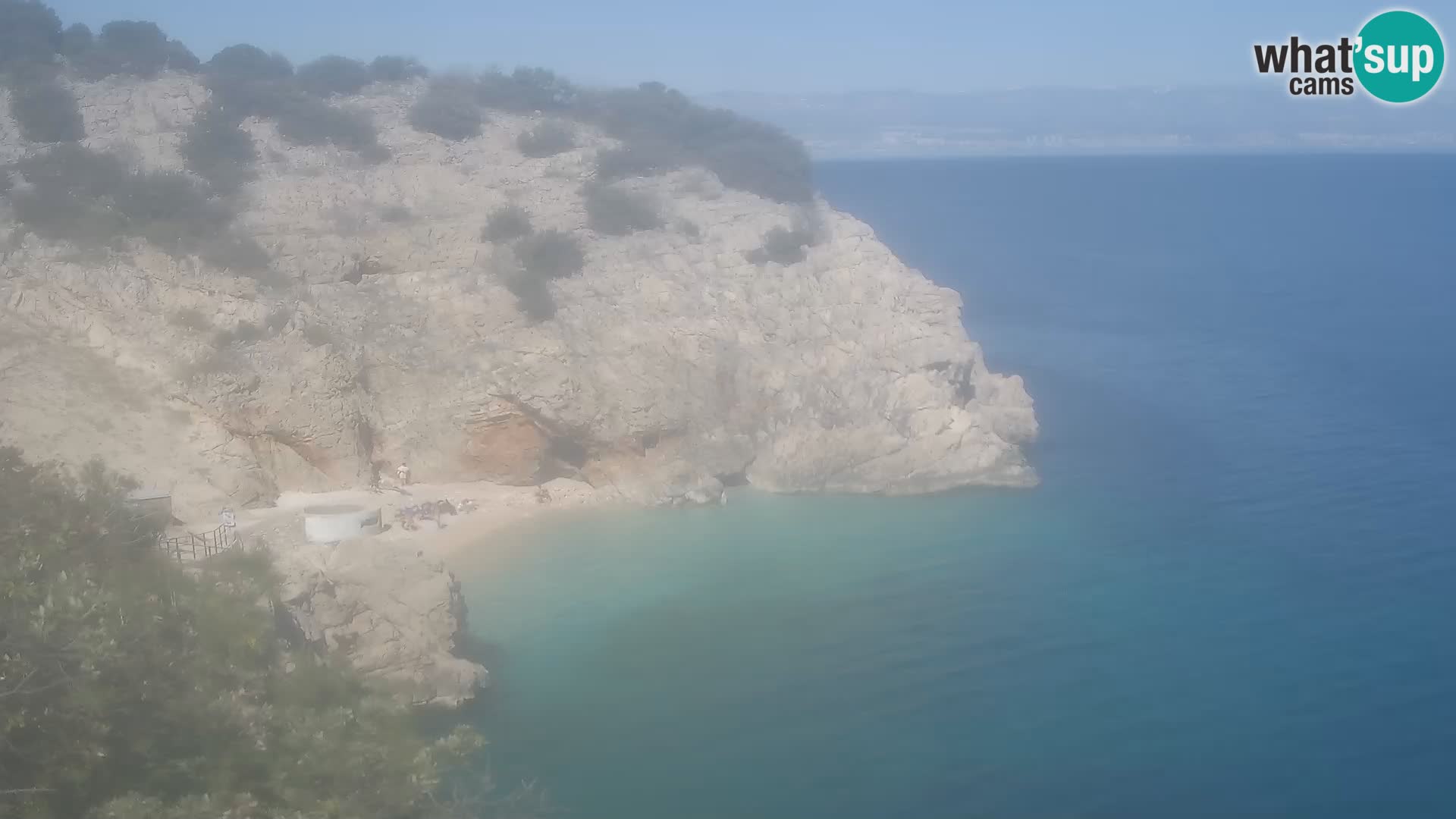 Webcam Bersezio spiaggia – Draga di Moschiena – Croazia