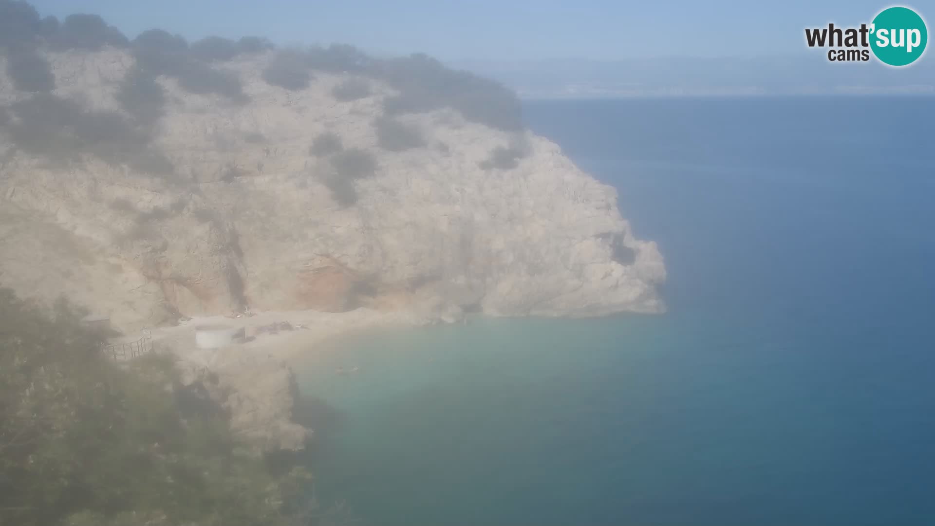 Web kamera plaže Brseč – Mošćenička Draga – Hrvatska